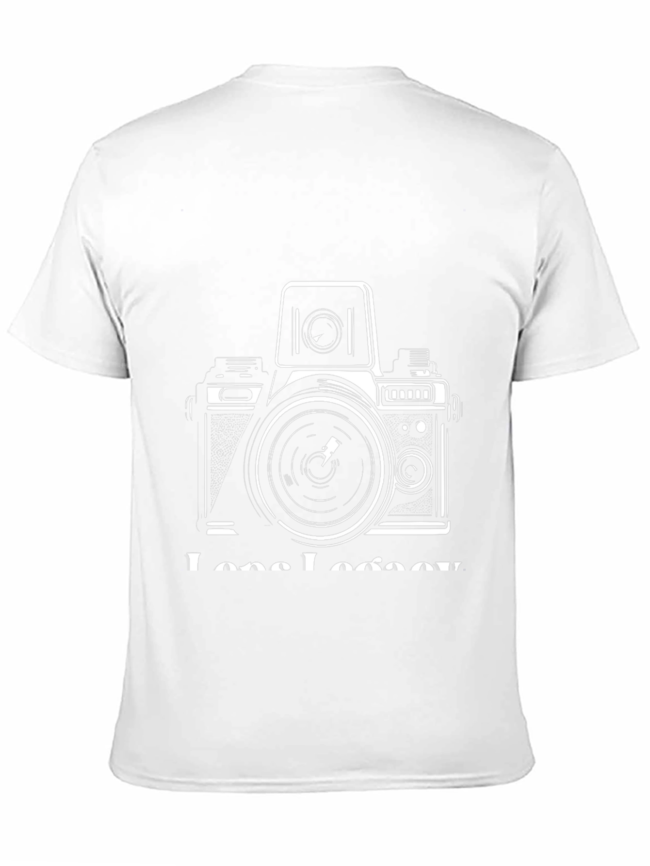 Black Retro Camera Graphic Tee - Black view 11