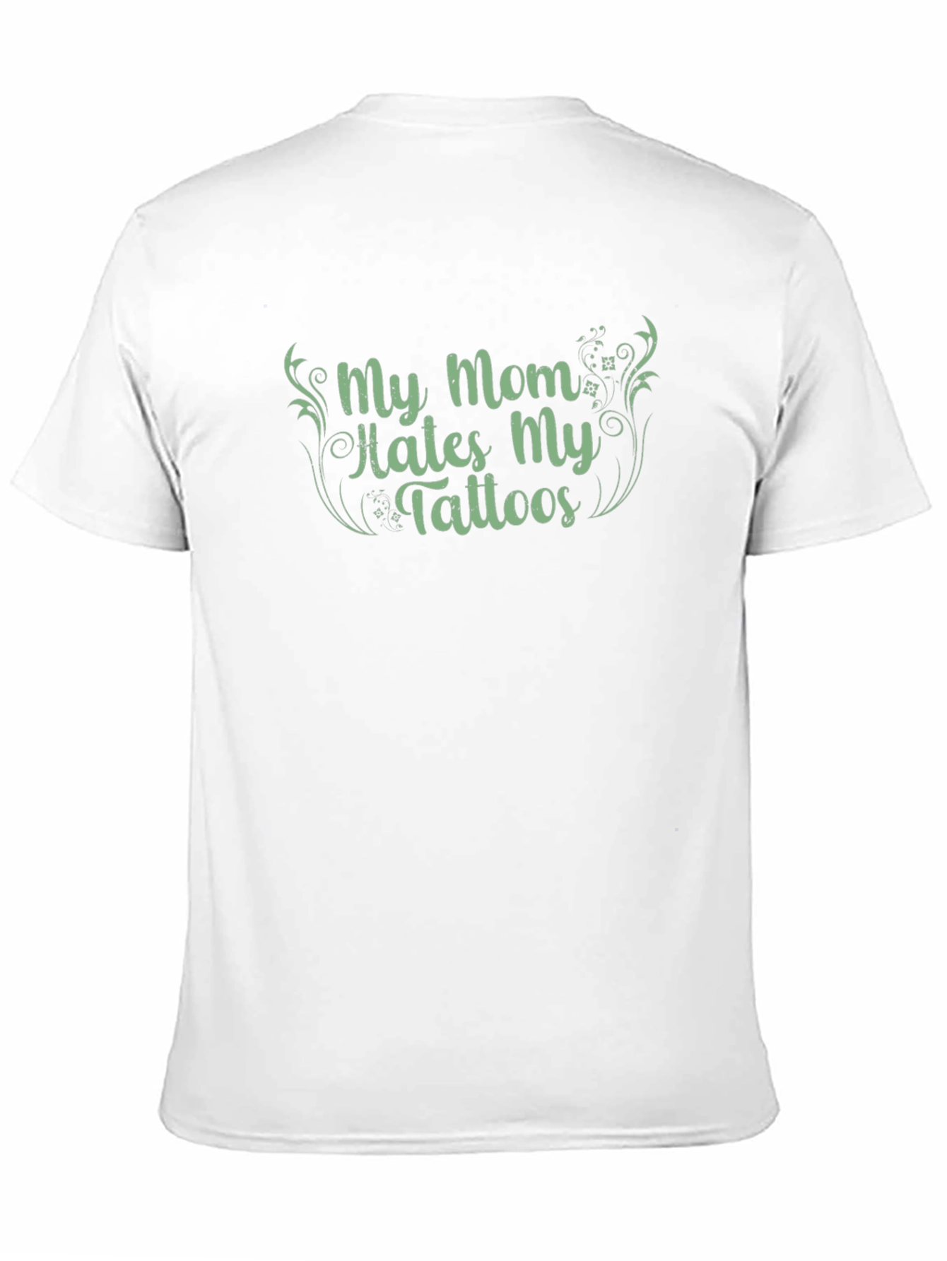 Black My Mom Hates My Tattoos Graphic Tee - Black view 11