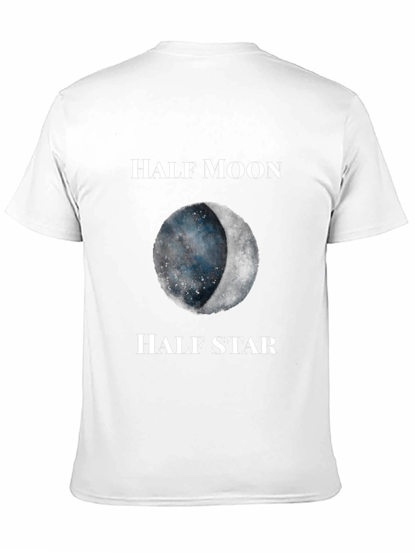 Black Half Moon Half Star Graphic T-Shirt view 11