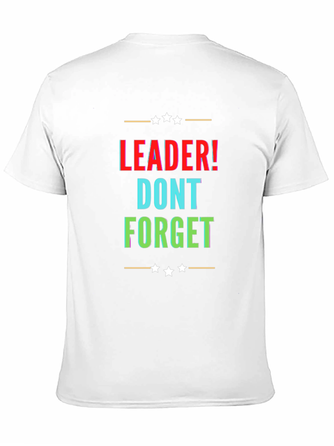 Black Leader! Dont Forget Black Graphic T-Shirt view 11