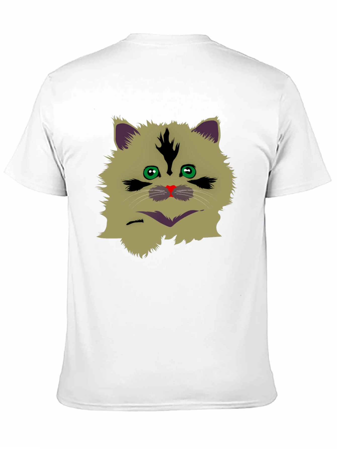 Black Funny Cat Graphic T-Shirt view 11