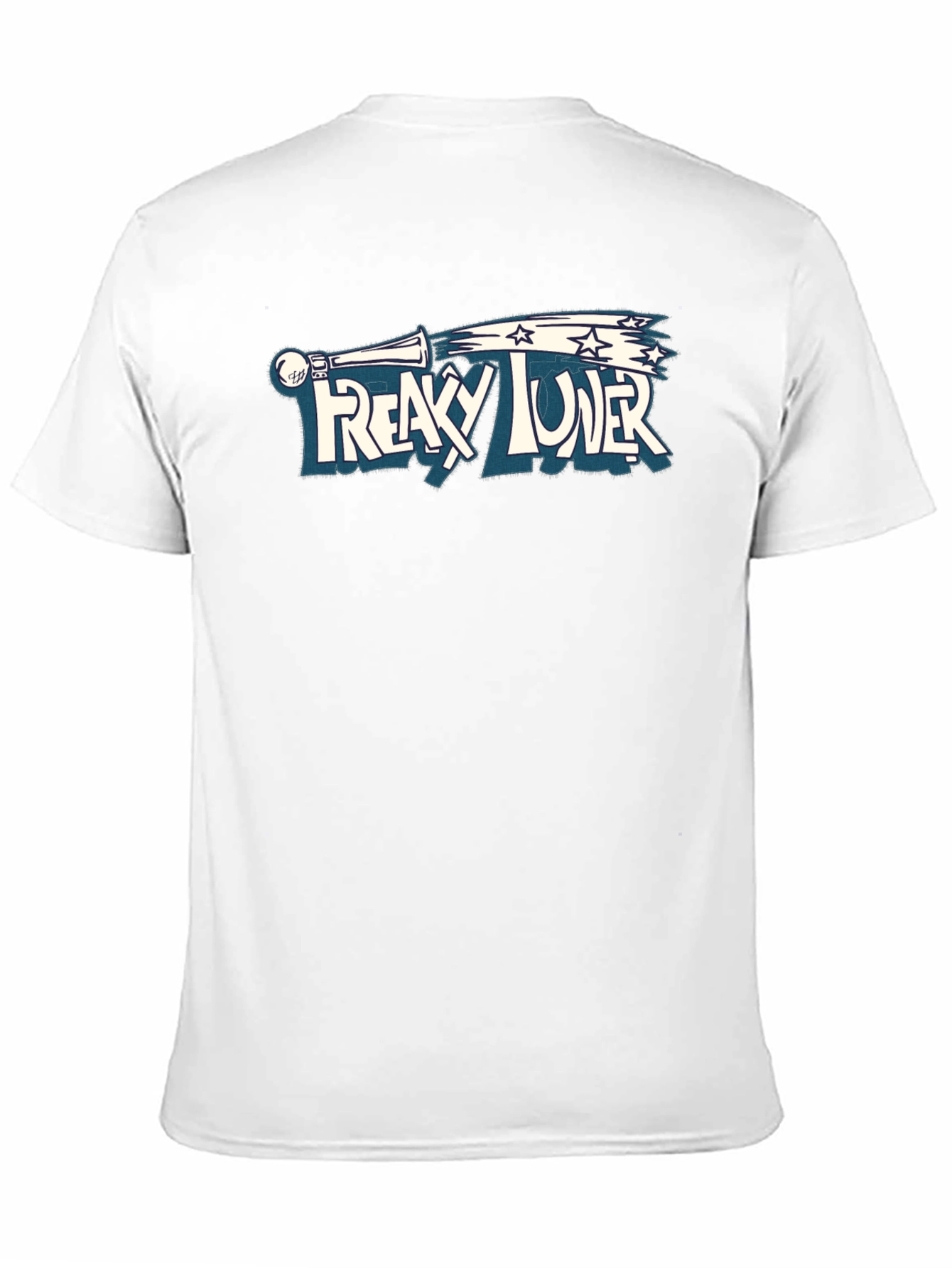 Black Freaky Tuner Graphic Black T-Shirt view 11