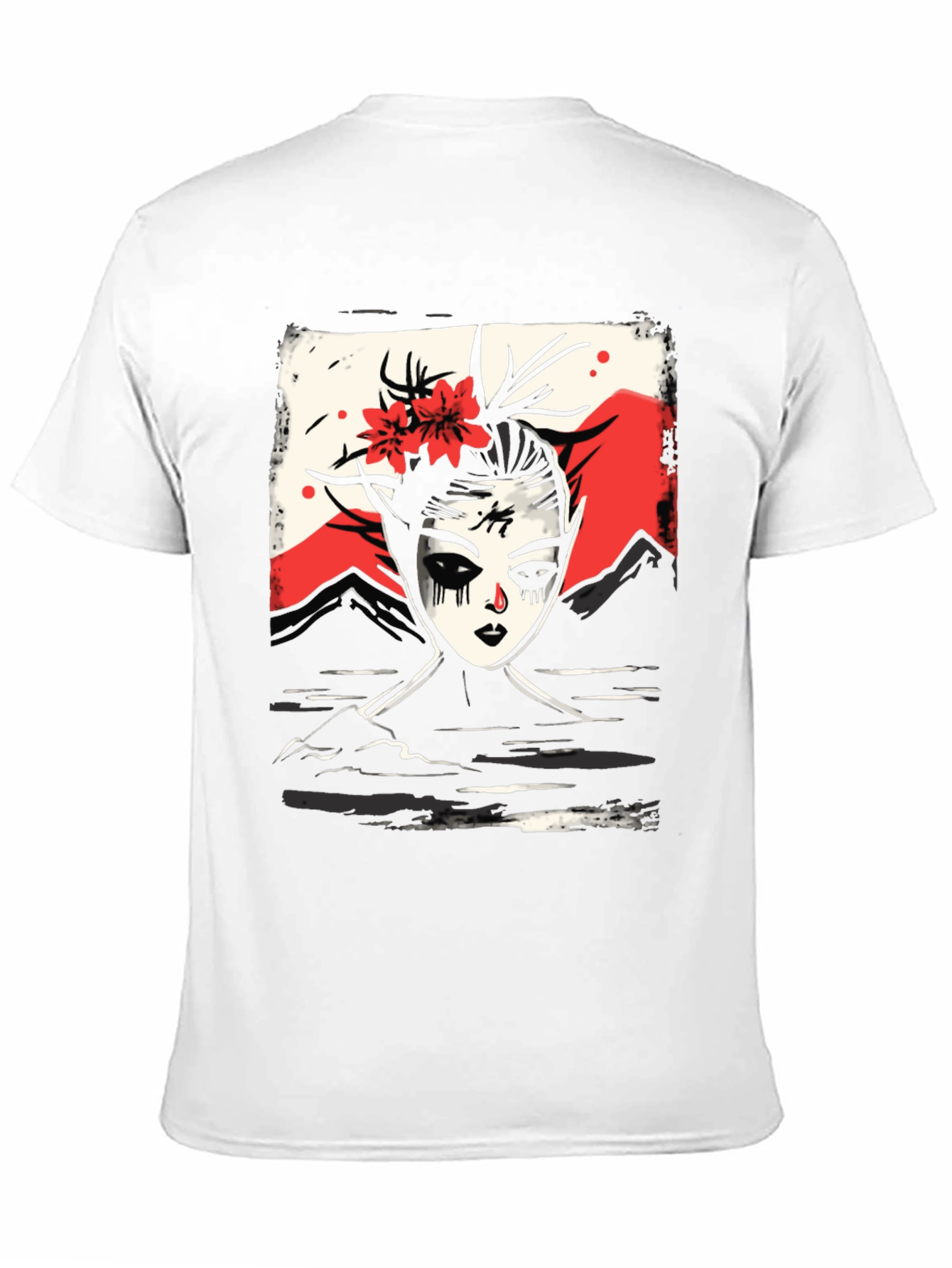 Black Mystic Mountain Woman Graphic Tee view 11