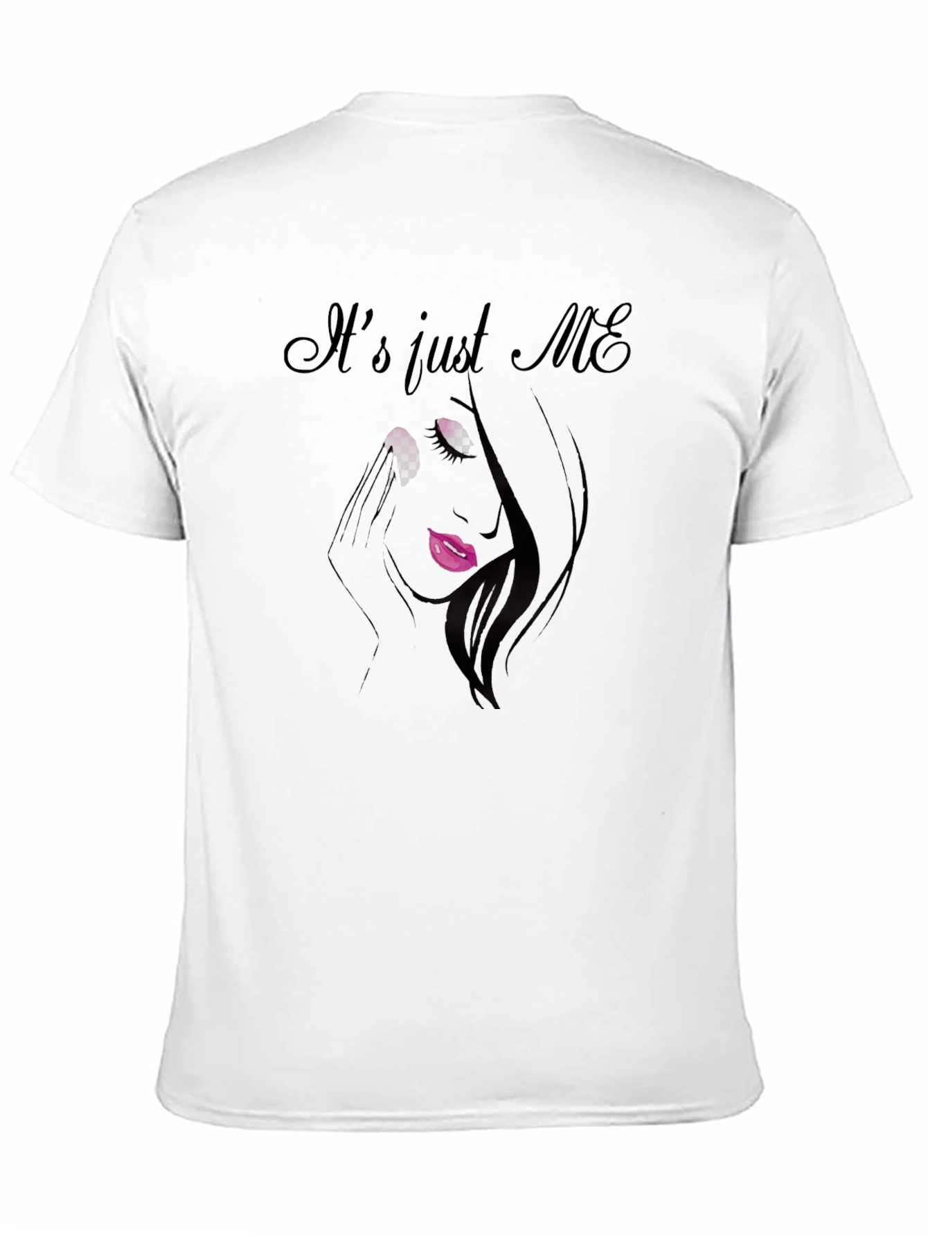 Black It's Just Me Graphic T-Shirt - Unisex Black Tee view 11