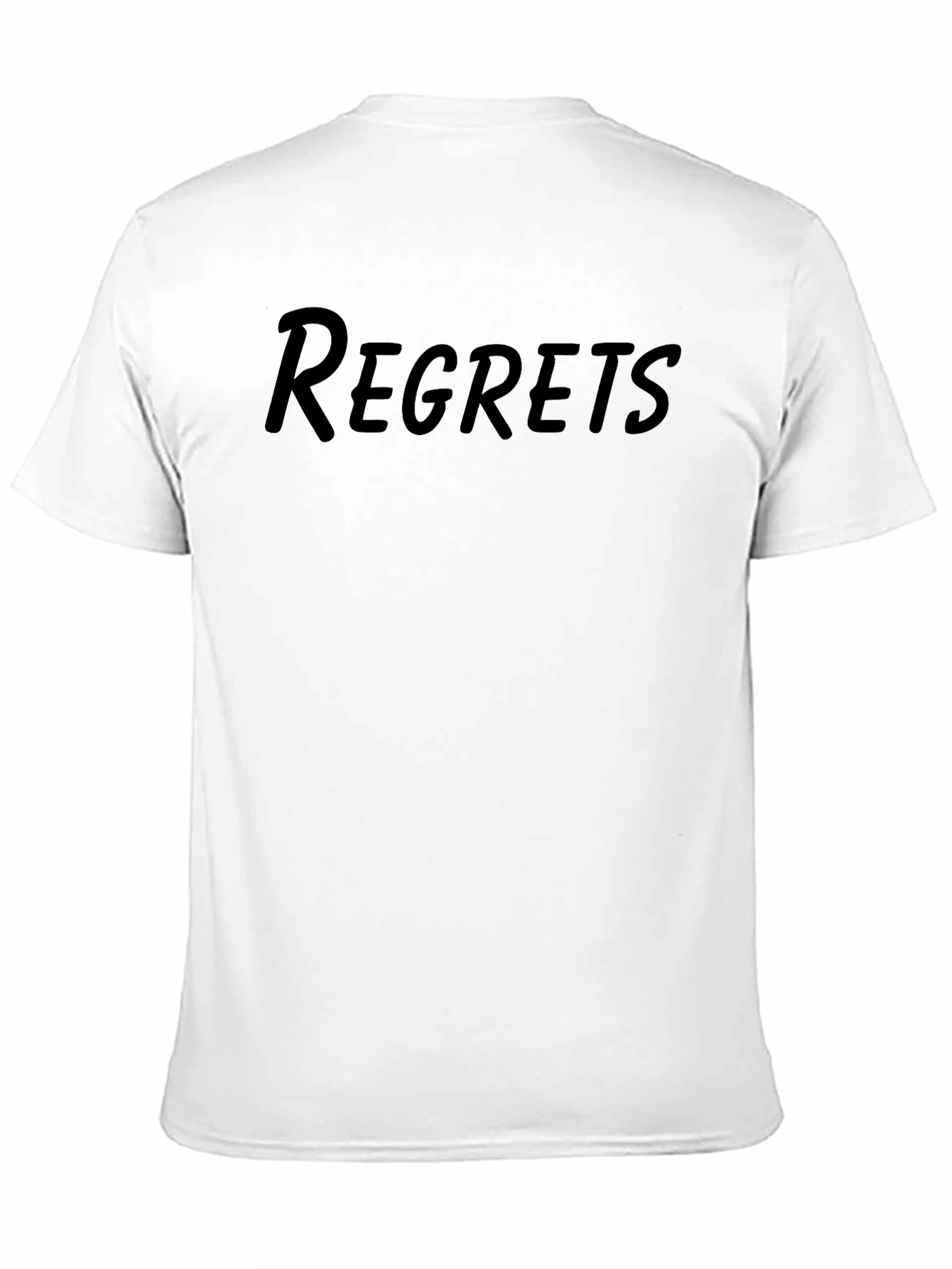 Black Regrets Black T-Shirt view 11