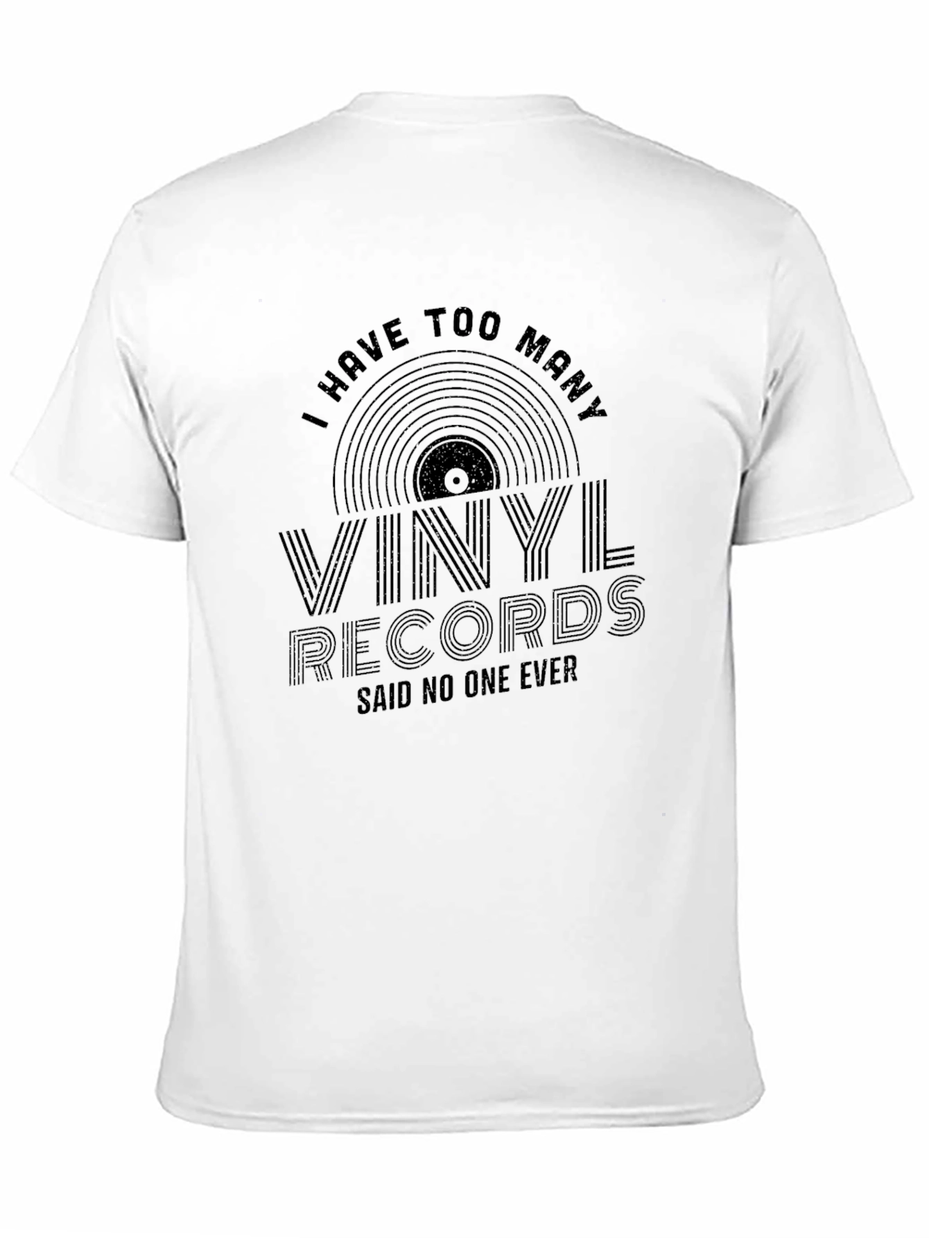 Black Vinyl Records Graphic T-Shirt - Music Lover Tee view 11