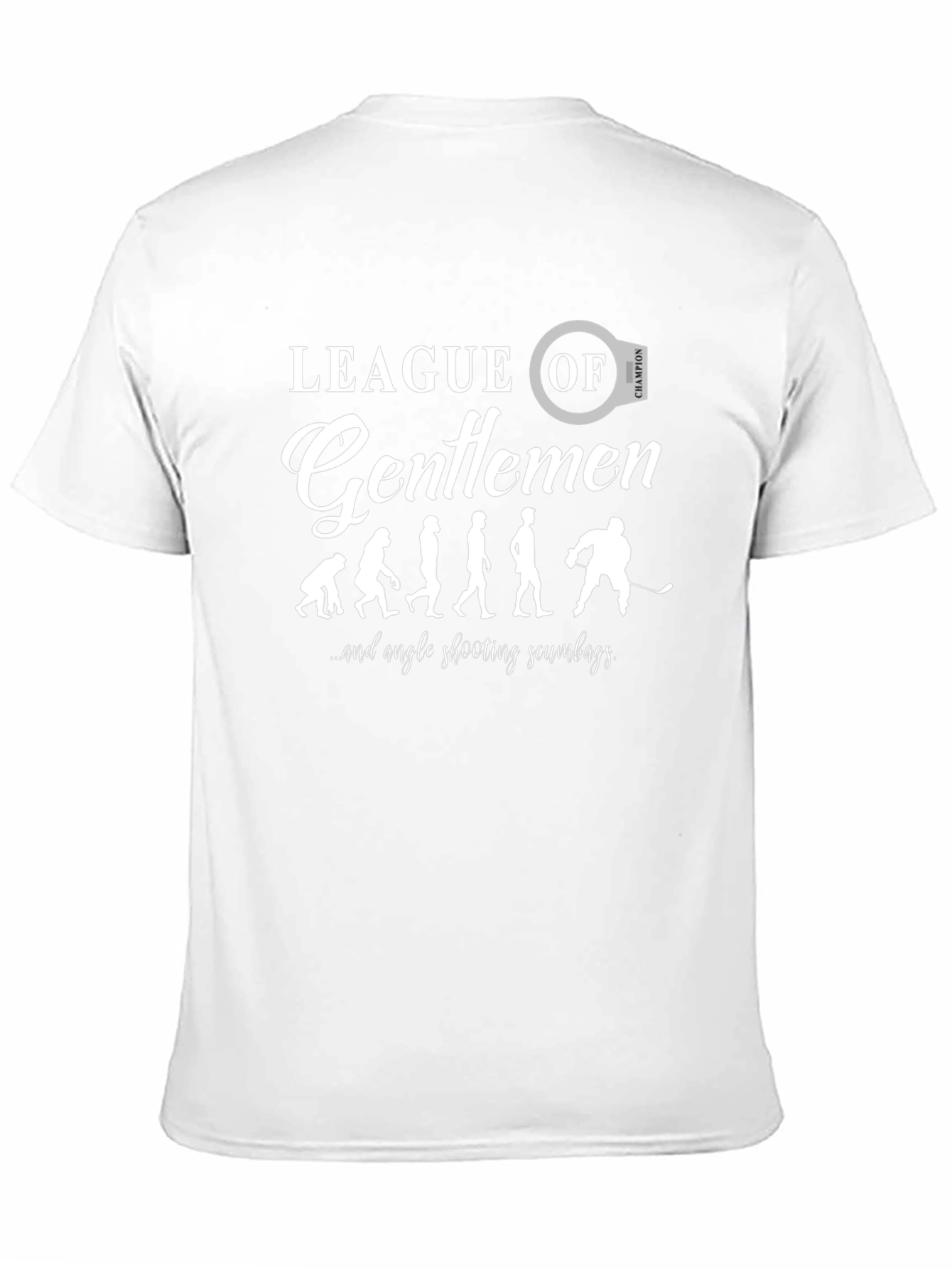 Black League of Gentlemen Hockey Evolution Black T-Shirt view 11
