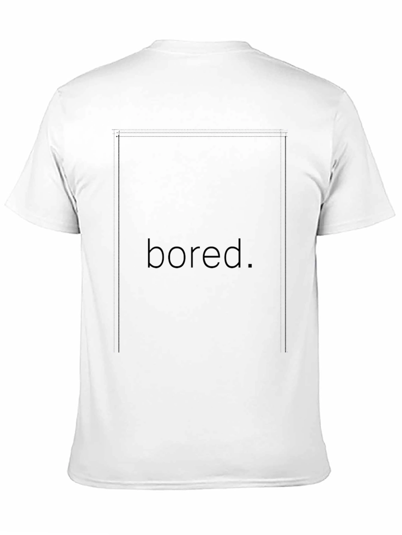 Black Bored. Graphic T-Shirt - Classic Black Tee view 11