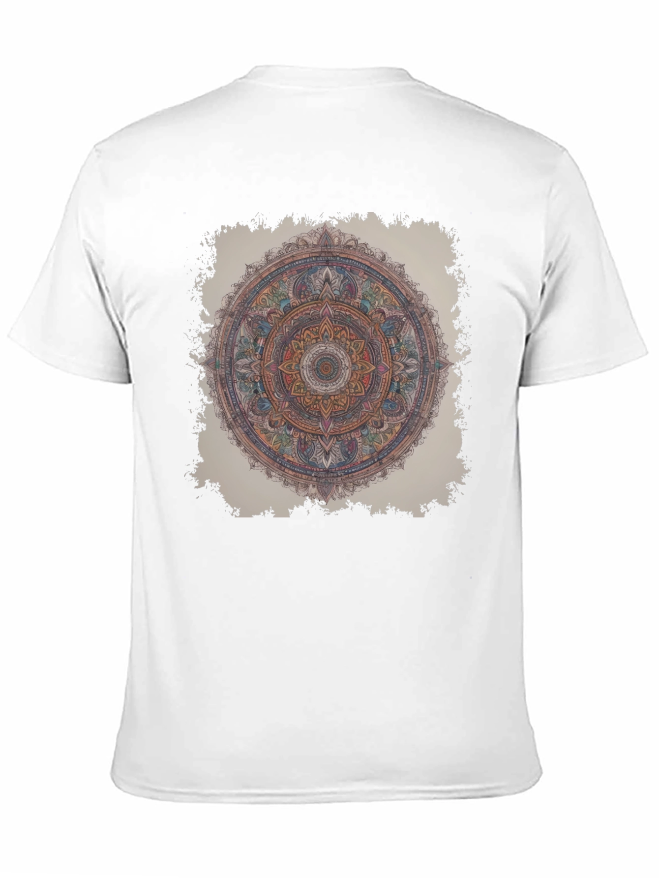 Black Mandala Graphic T-Shirt - Artistic Design Tee view 11