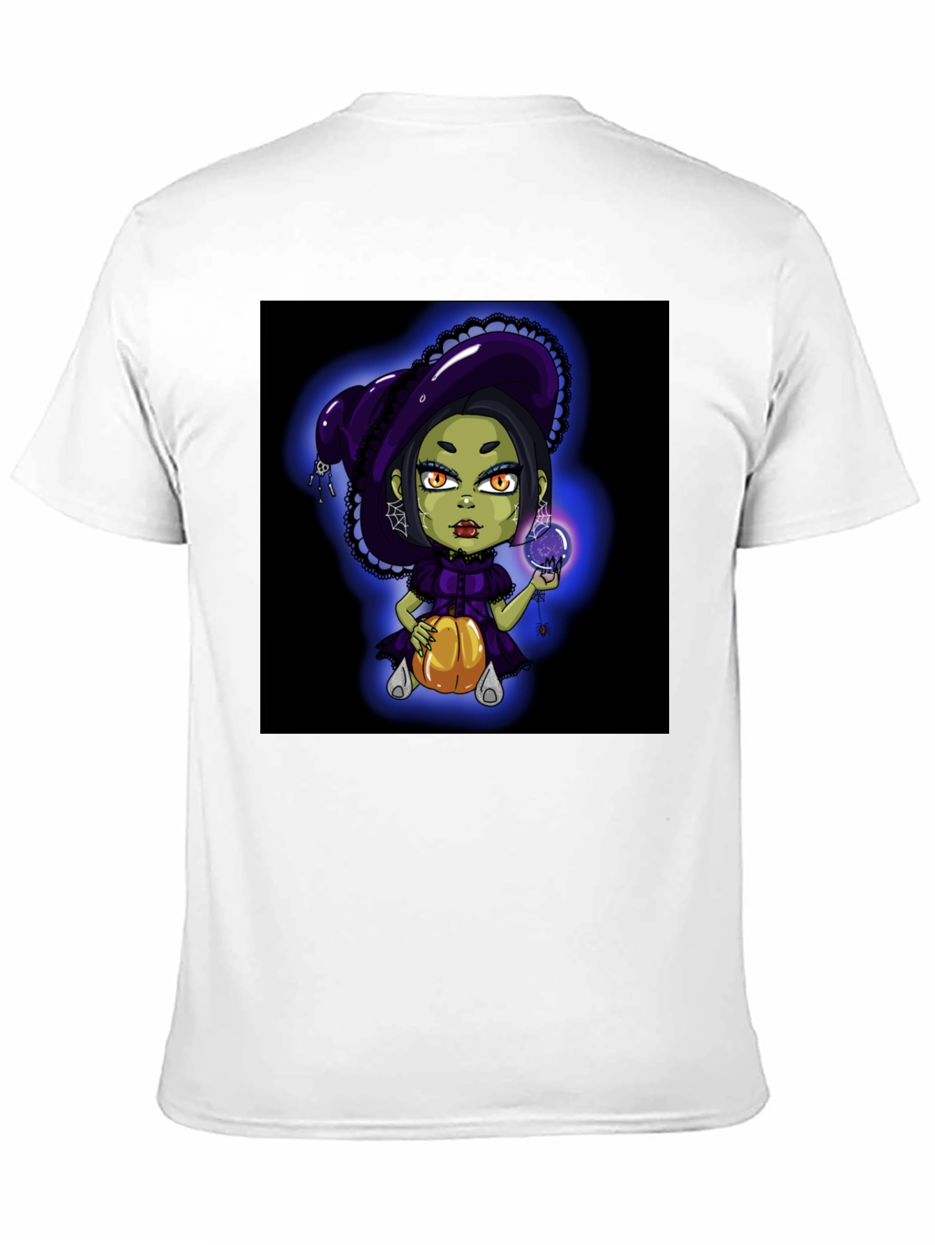 Black Witch Pumpkin Halloween T-Shirt view 11