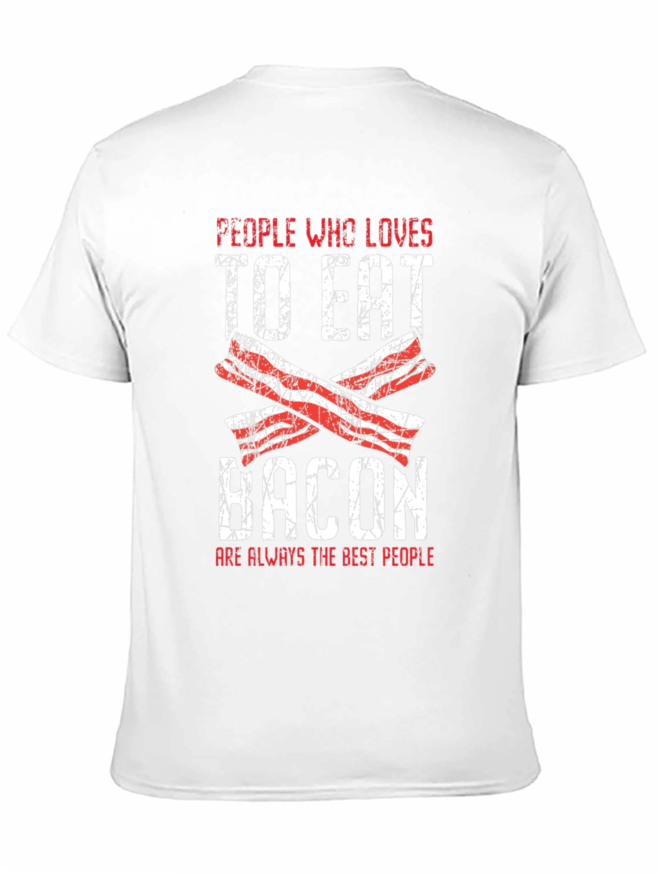 Black Bacon Lover T-Shirt - Foodie Graphic Tee view 11