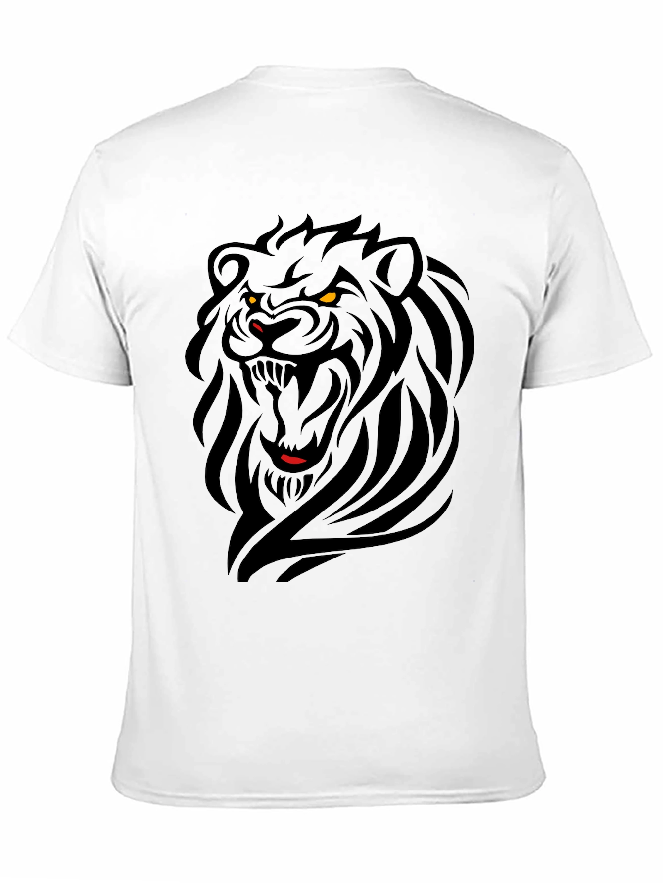 Black Black Lion Graphic Tee - Fierce Style view 11