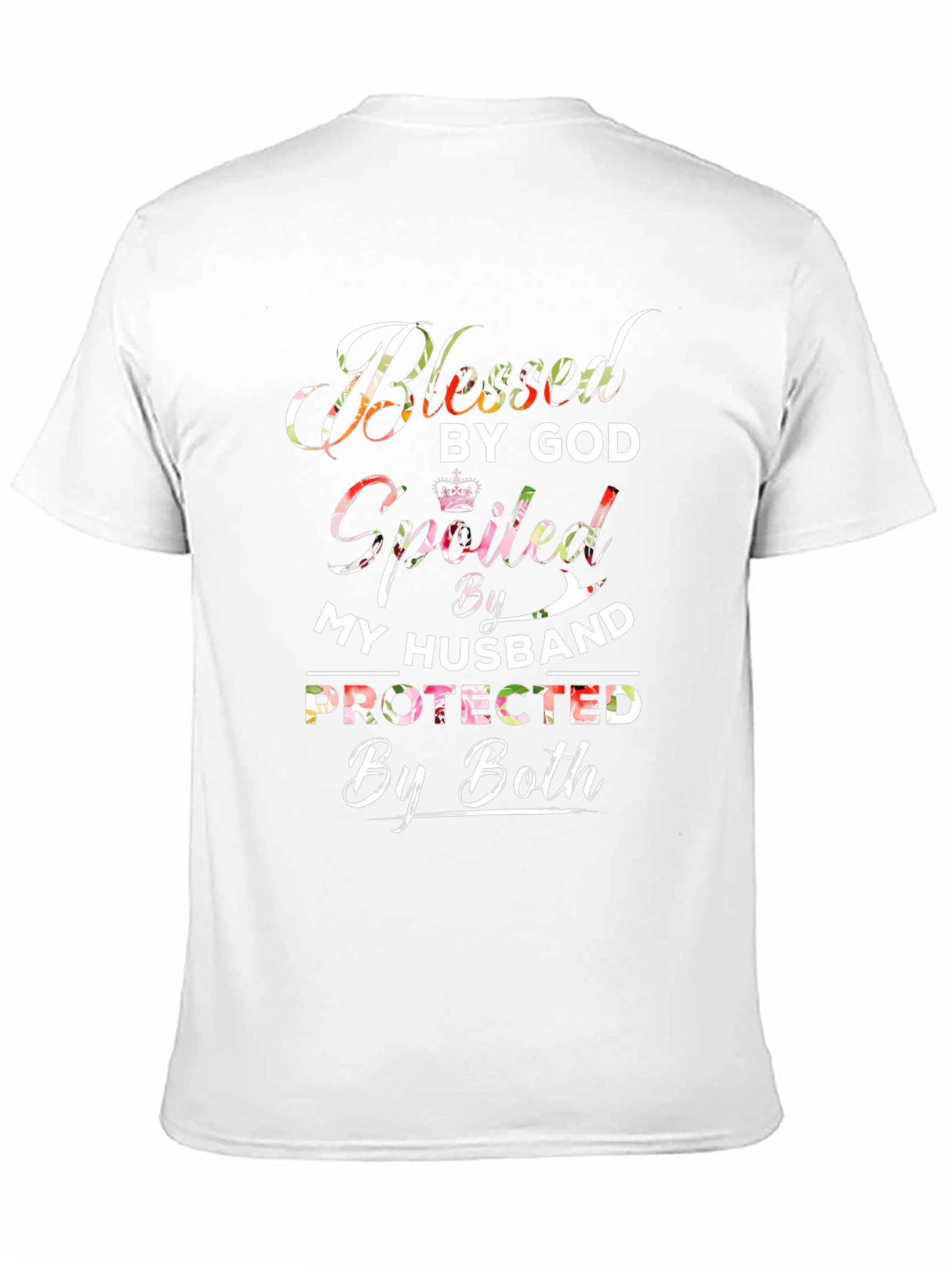 Black Blessed, Spoiled, Protected Graphic T-Shirt view 11