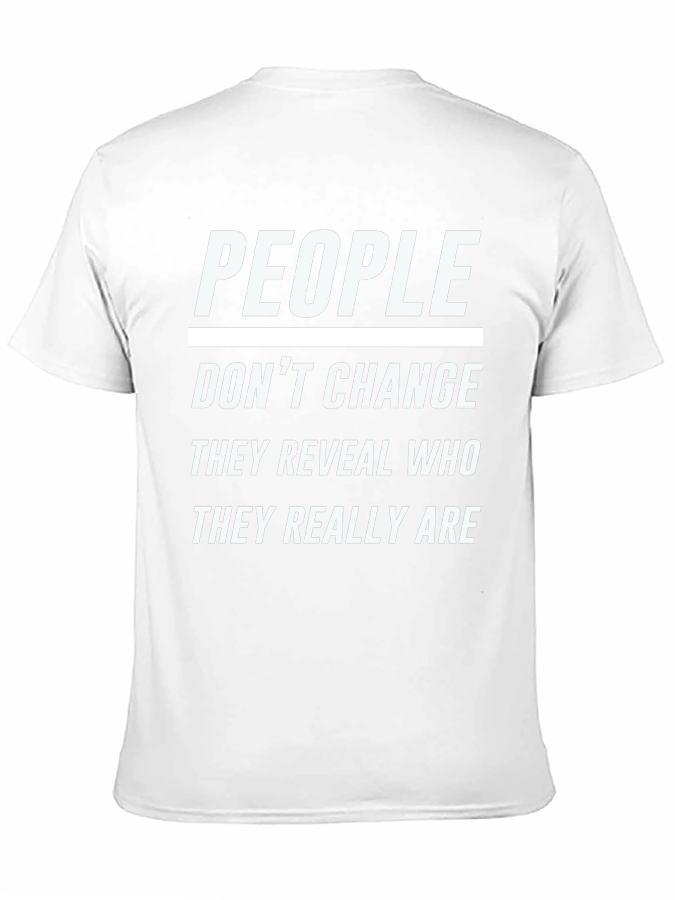 Black People Don't Change Graphic T-Shirt - Black view 11