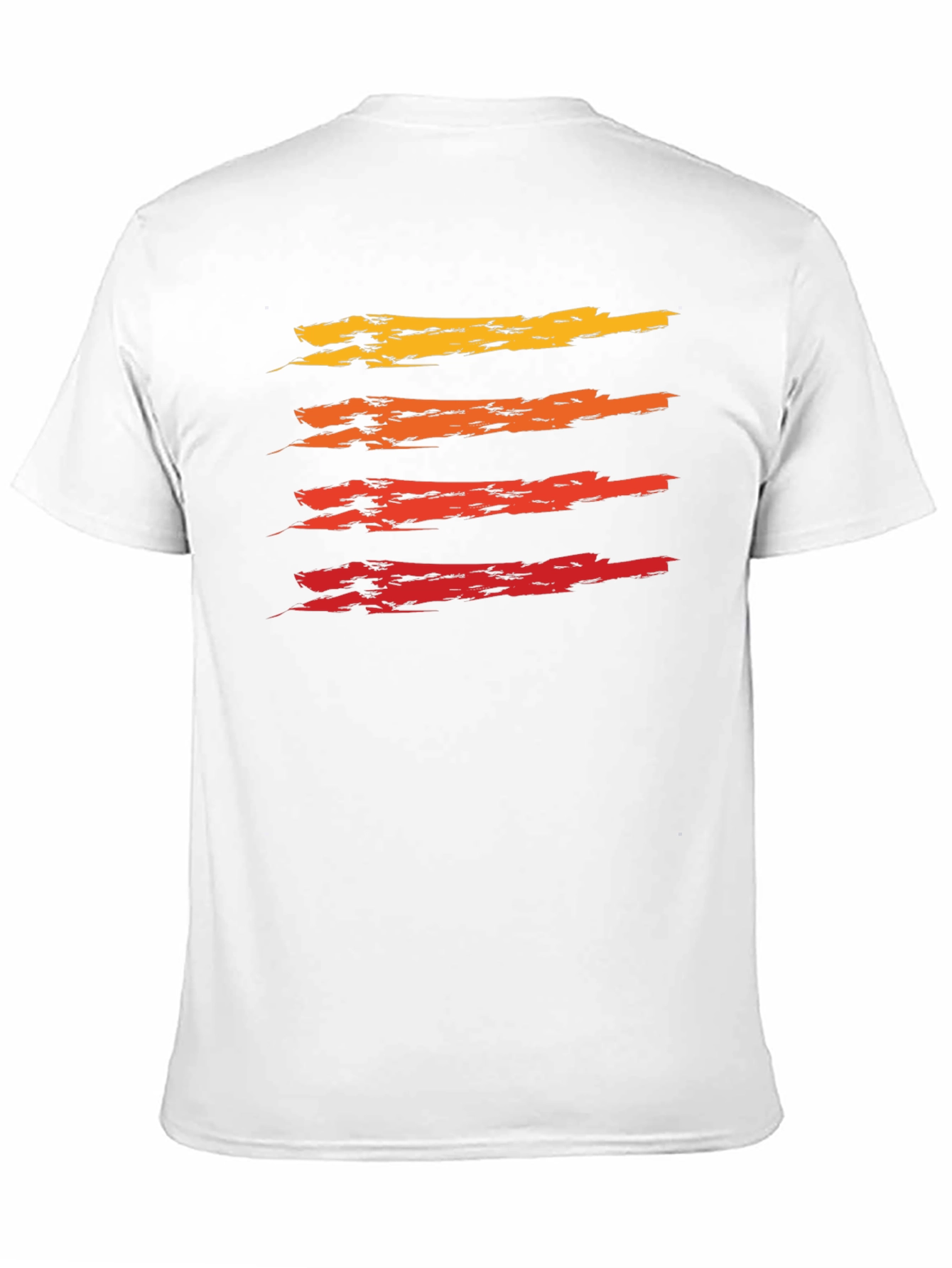 Black Retro Stripe Black T-Shirt view 11