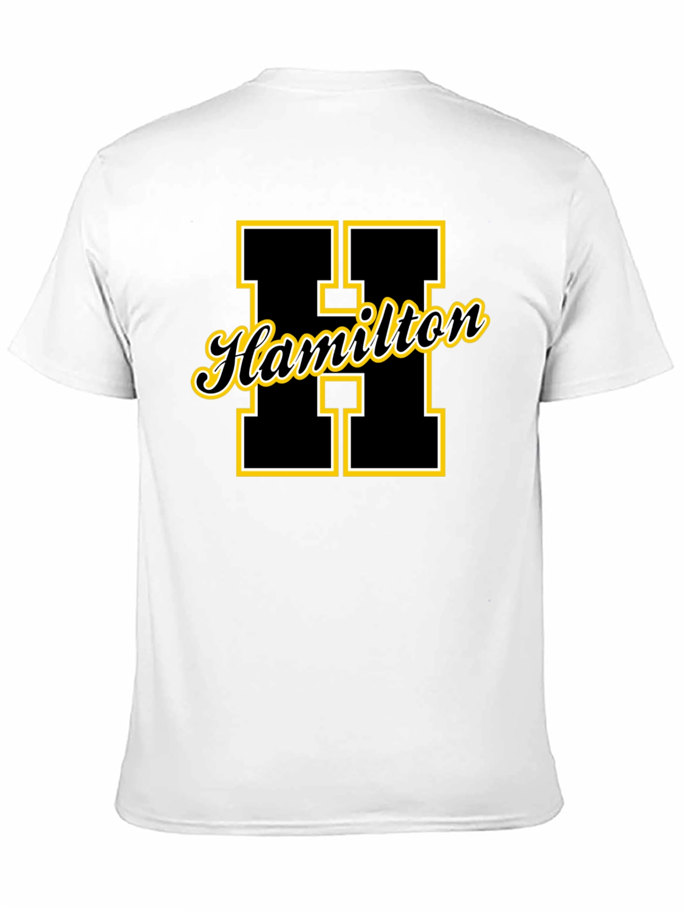 Black Hamilton Varsity Letter T-Shirt - Black view 11