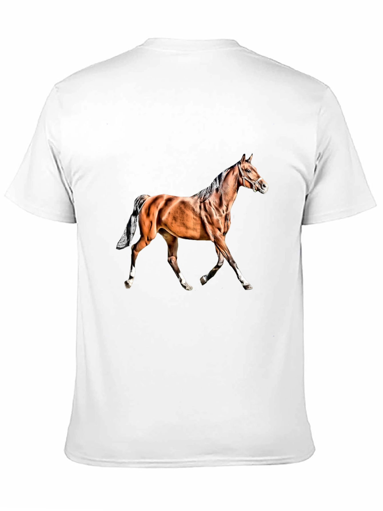 Black Horse Graphic Black T-Shirt view 11