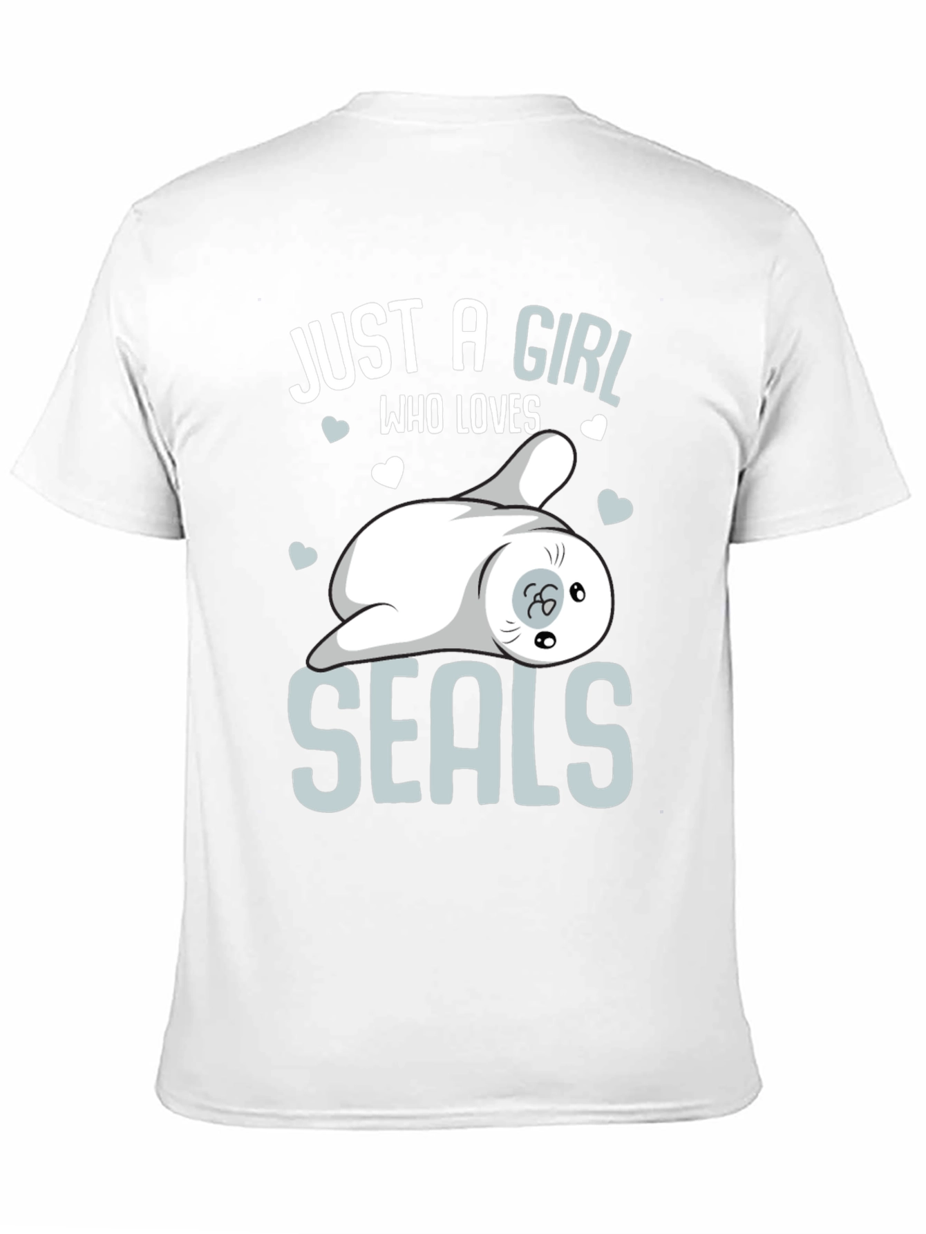 Black Girl Loves Seals T-Shirt - Cute Animal Graphic Tee view 11