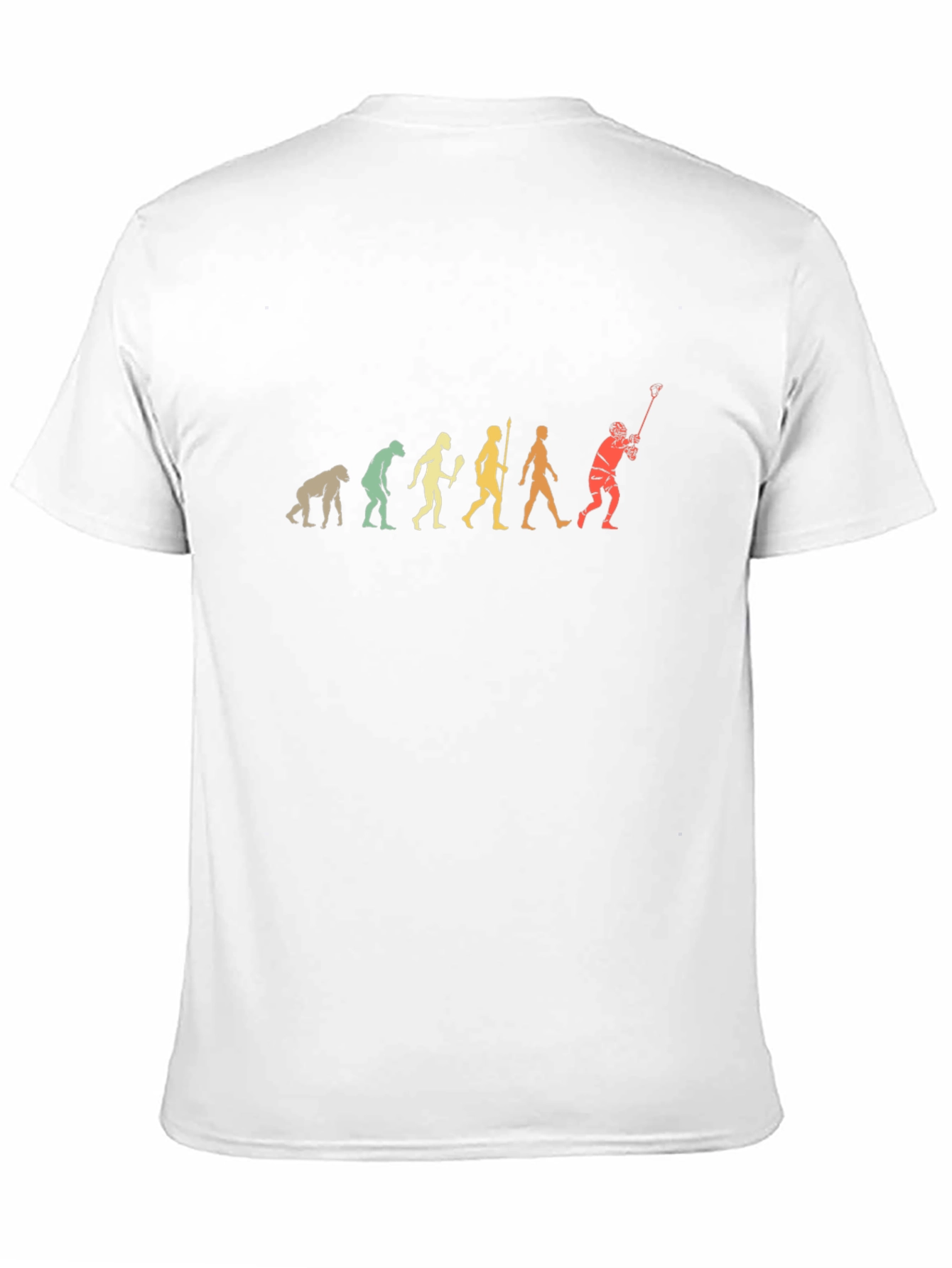 Black Evolution of Lacrosse T-Shirt view 11