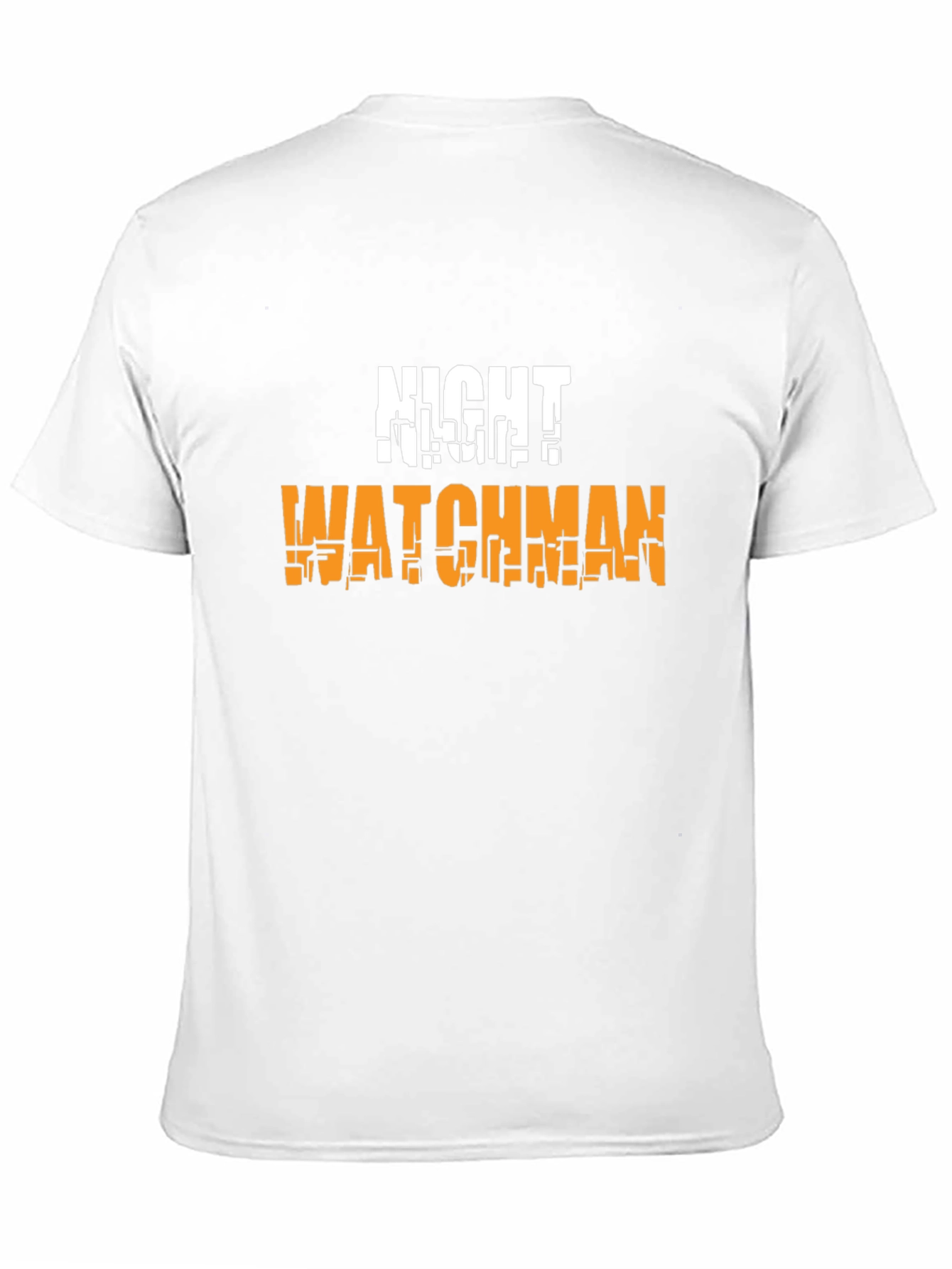 Black Night Watchman Graphic T-Shirt - Black Tee view 11