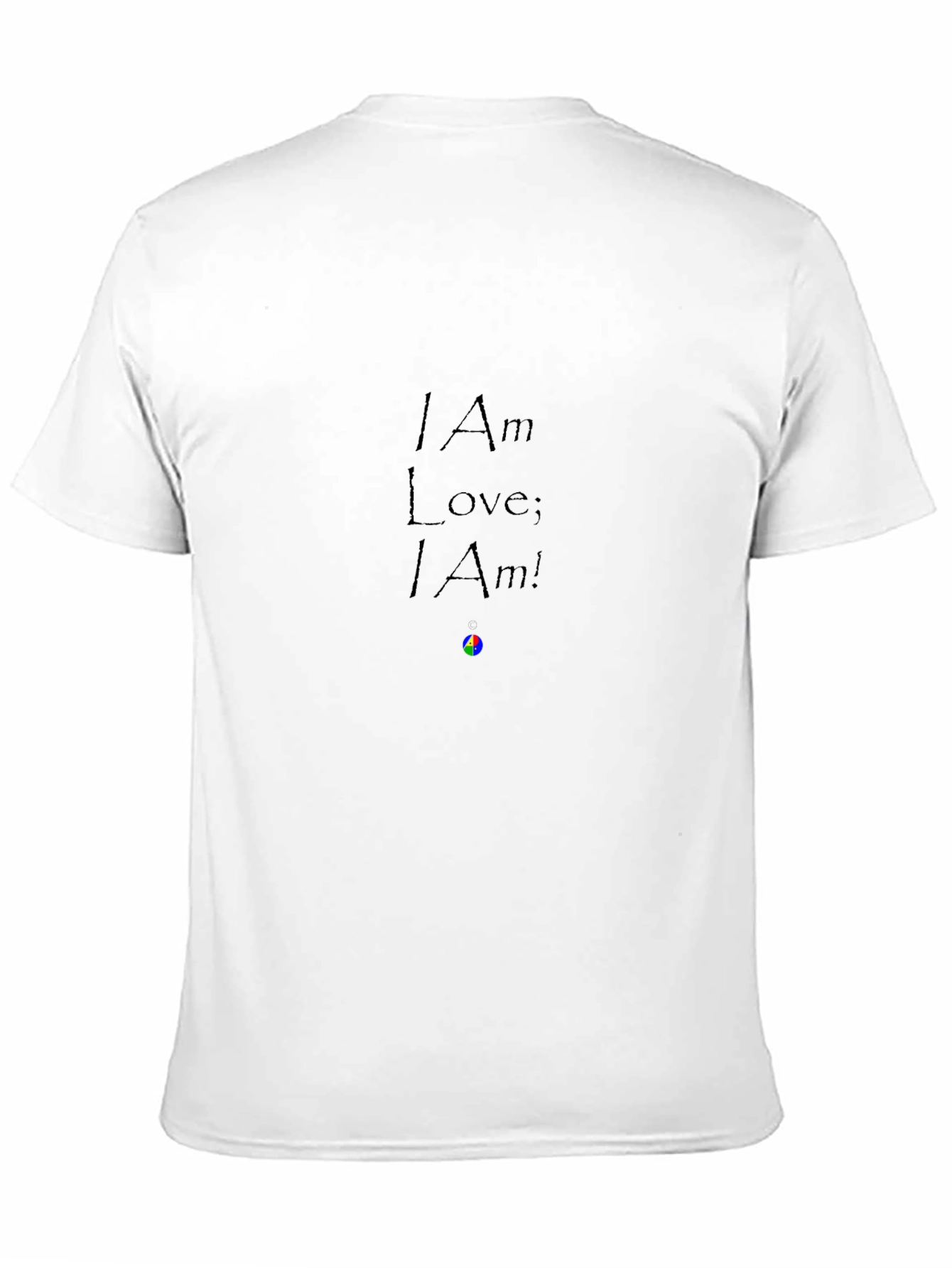 Black I Am Love Graphic T-Shirt - Black view 11