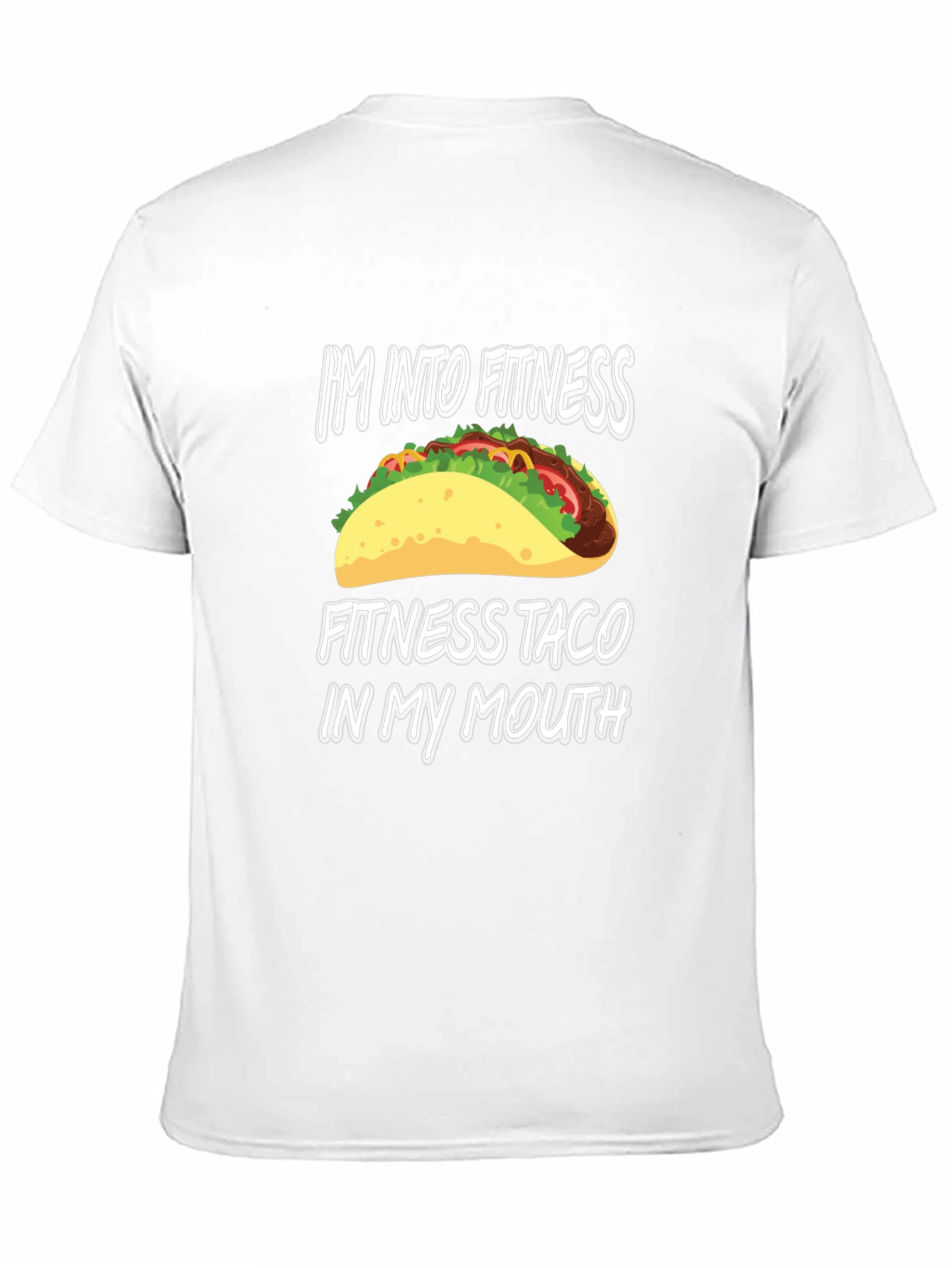 Black Fitness Taco Graphic Tee - Foodie Workout Shirt view 11