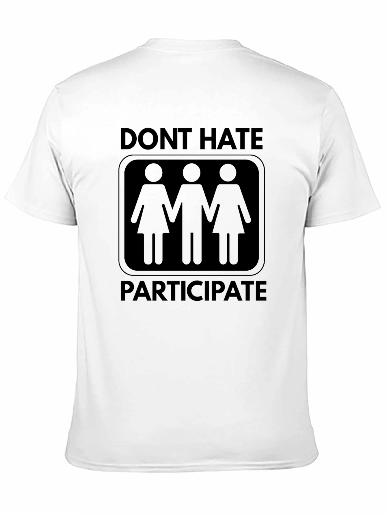 Black Don't Hate Participate Graphic Tee view 11