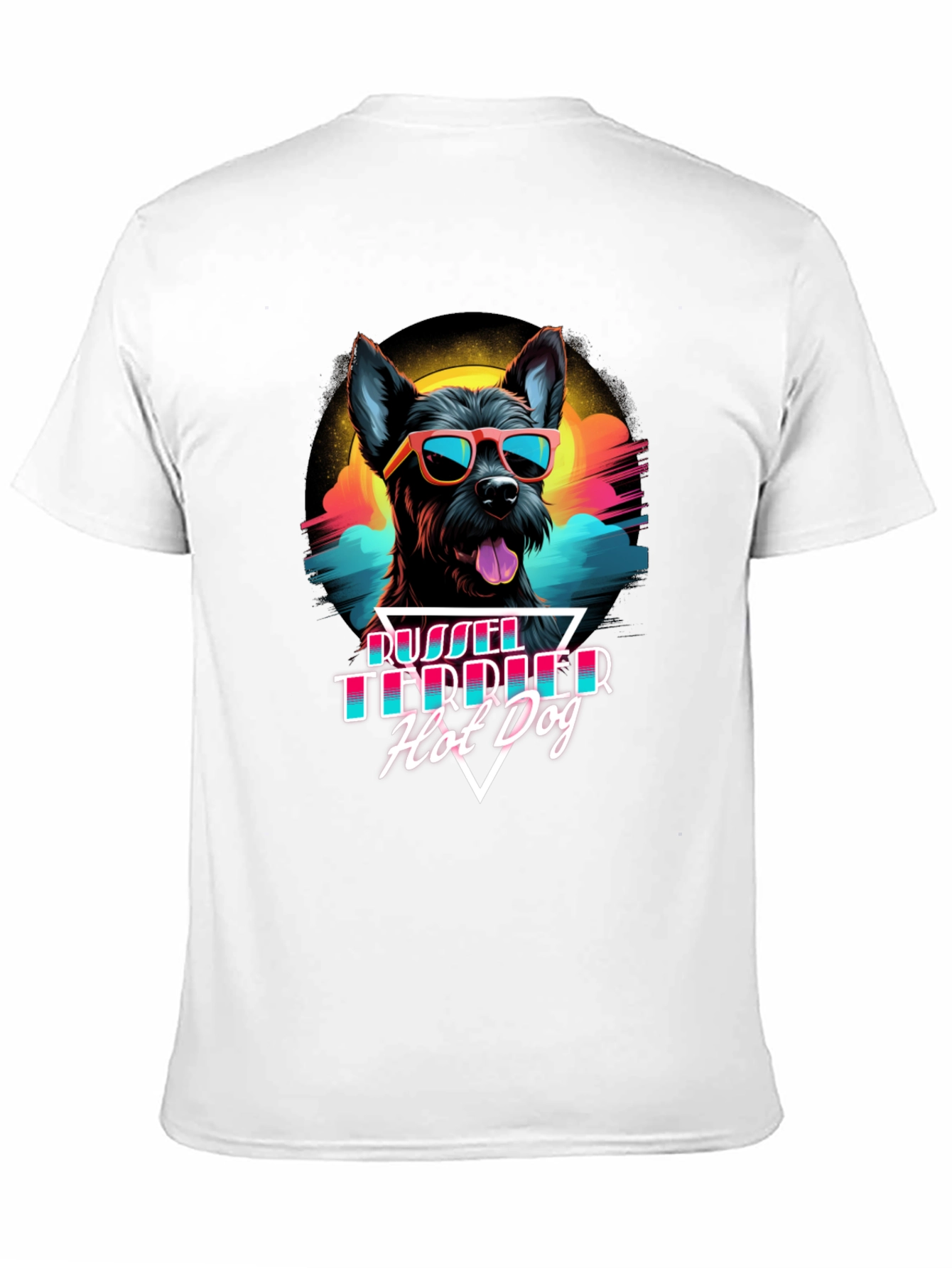 Black Cool Dog T-Shirt view 11