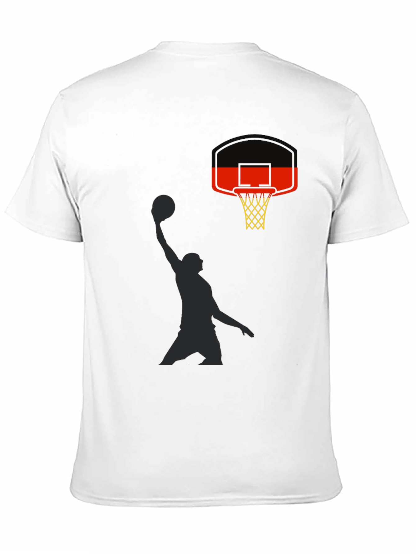 Black Slam Dunk Graphic Tee - Black Cotton Casual Shirt view 11