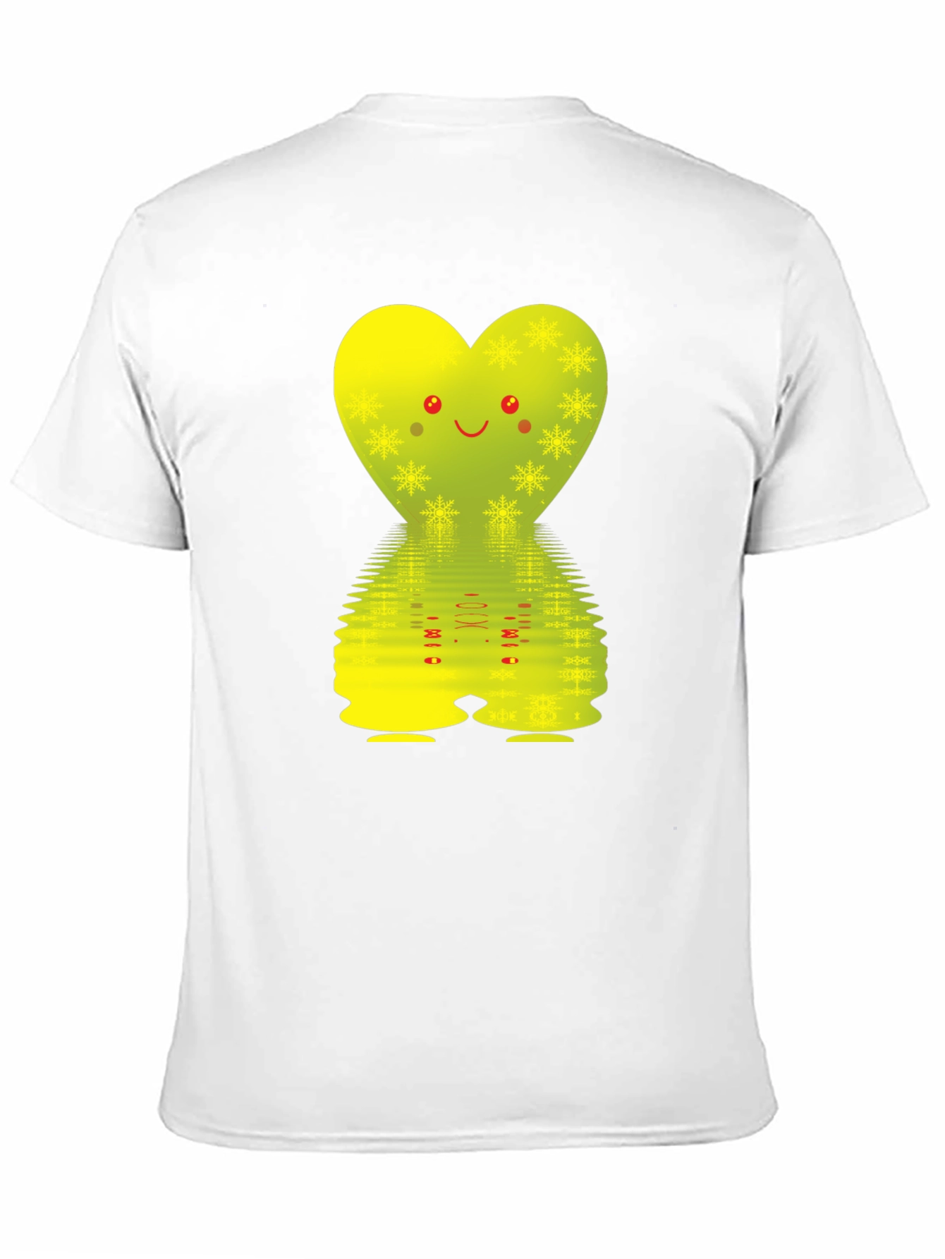 Black Cute Heart Graphic T-Shirt - Black view 11