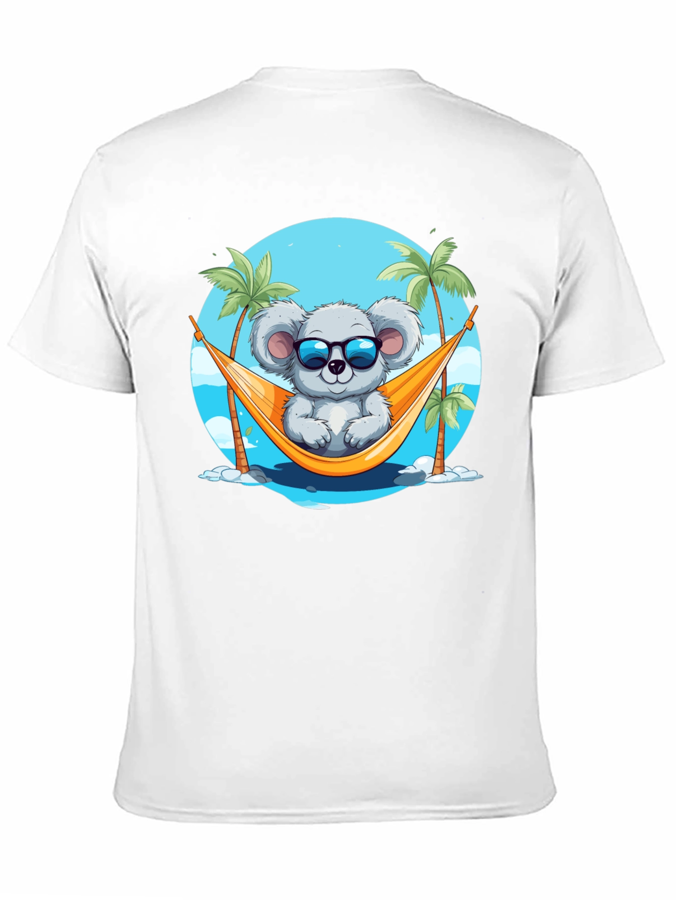 Black Koala Hammock Graphic Tee view 11