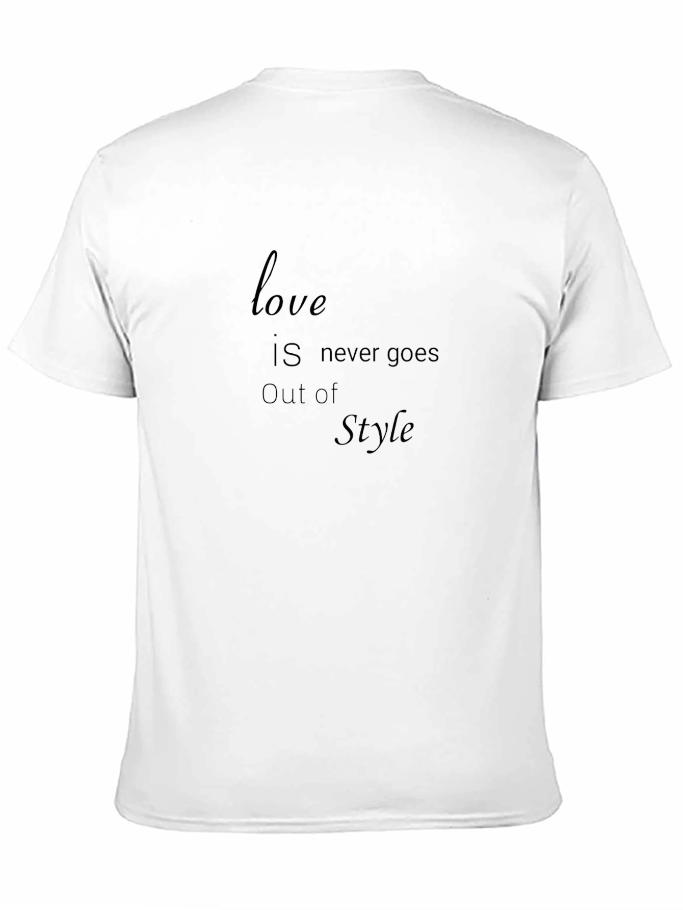 Black Love Is Never Goes Out of Style Black T-Shirt view 11
