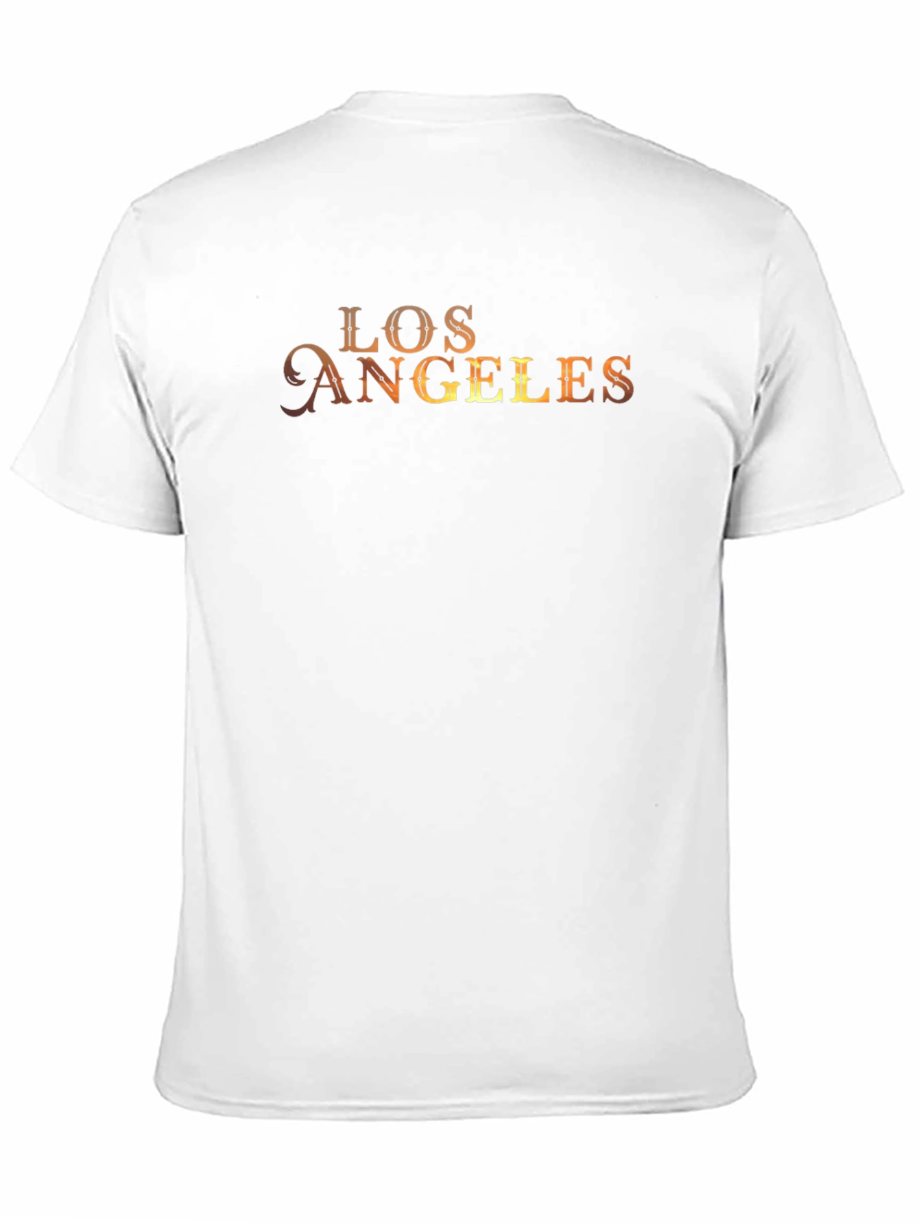 Black Los Angeles Graphic Print Black T-Shirt view 11