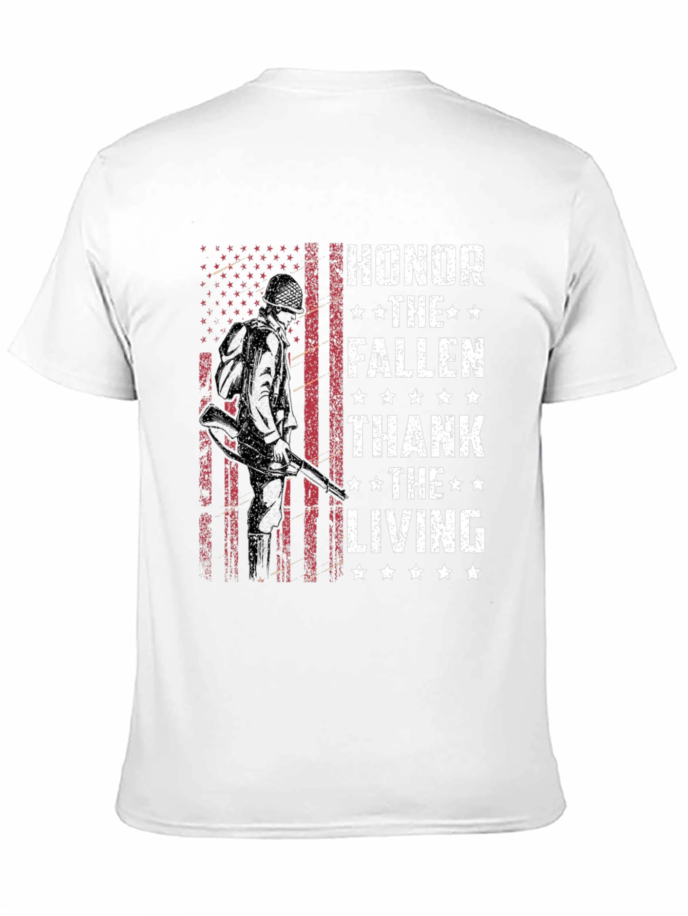 Honor the Fallen Thank the Living Graphic T-Shirt - 11