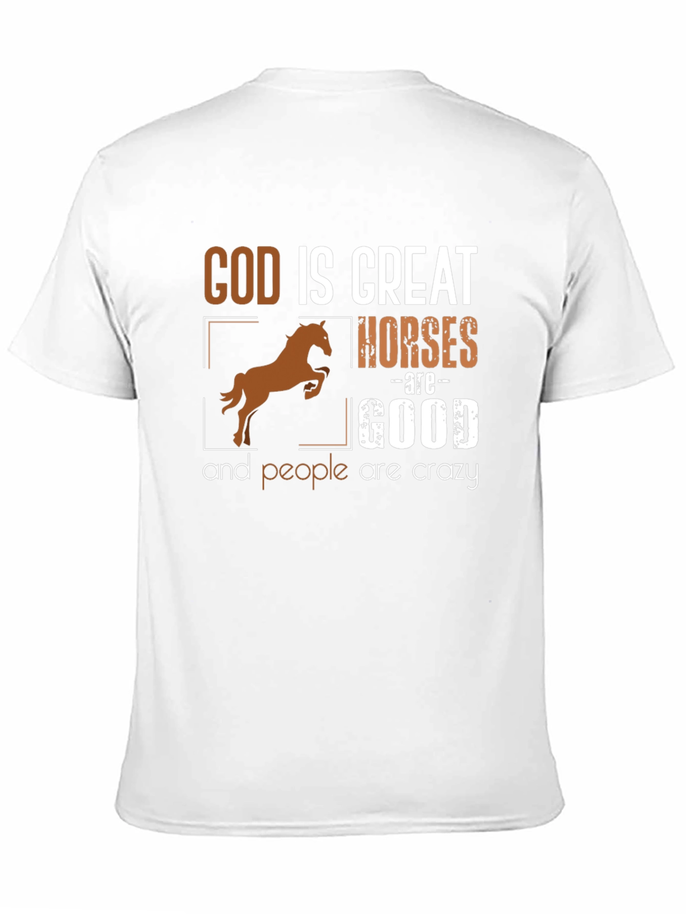 Black God is Great, Horses are Good T-Shirt view 11