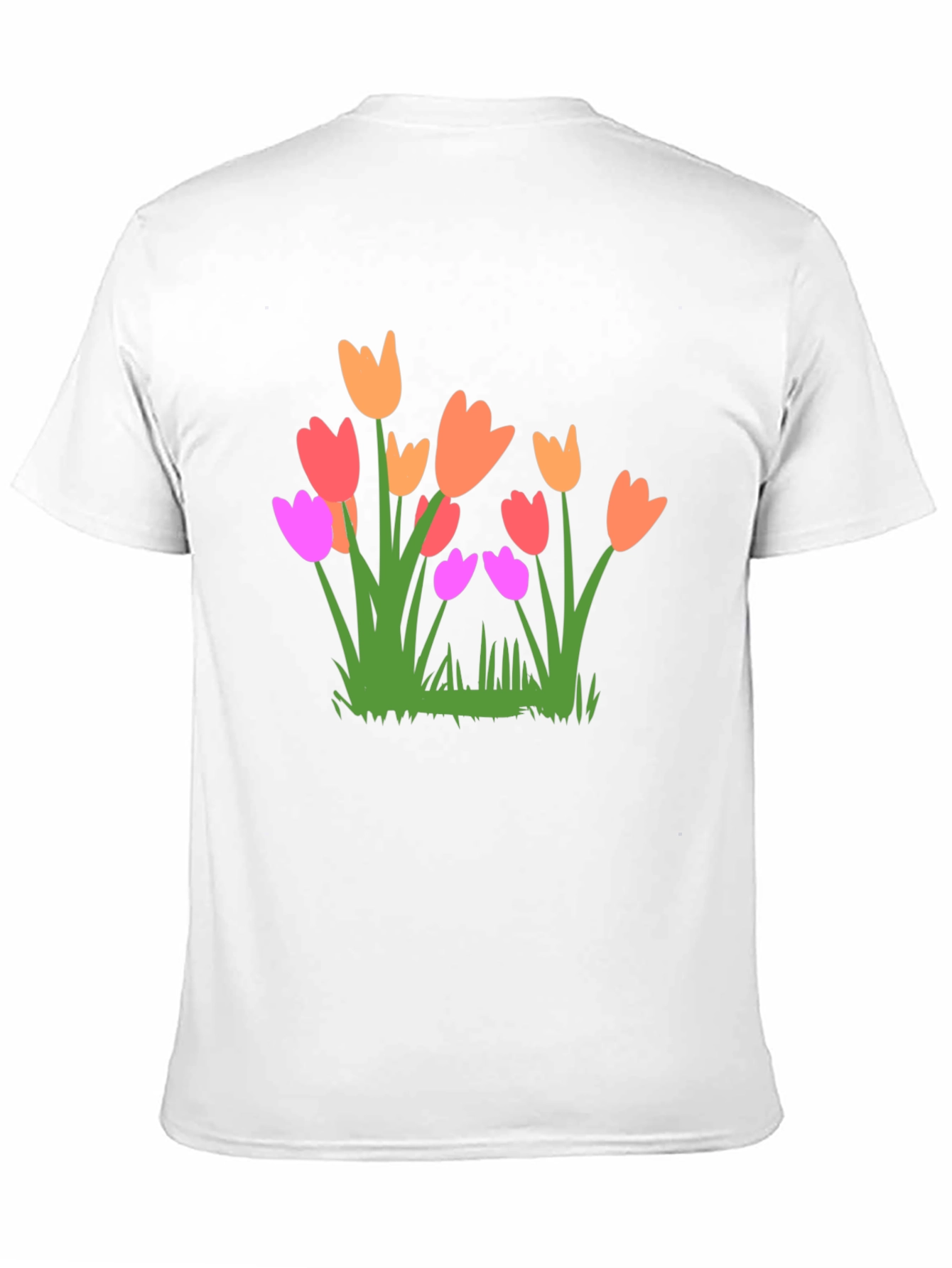 Black Floral Print Black T-Shirt view 11