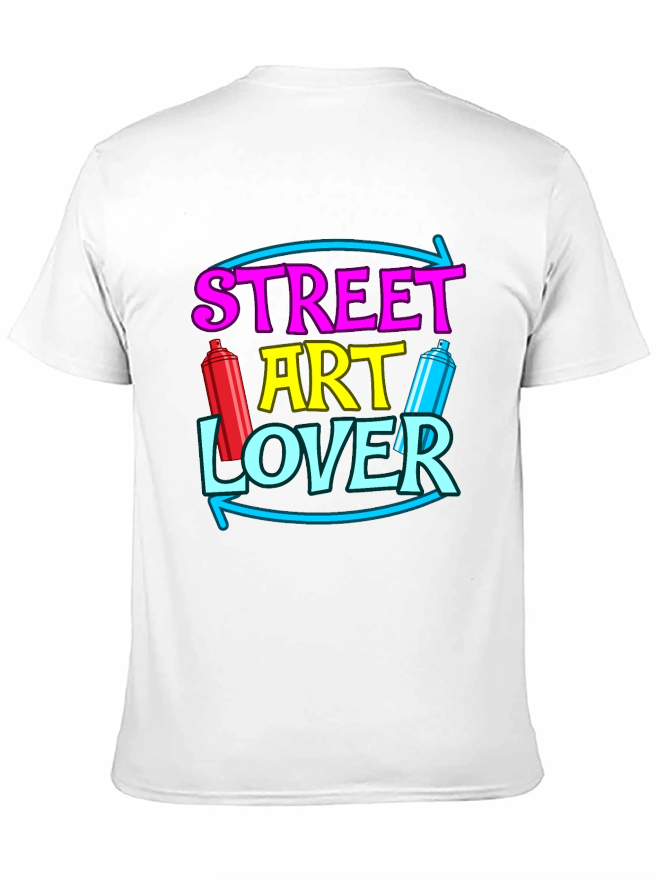 Black Street Art Lover T-Shirt Graffiti Artist Tee view 11