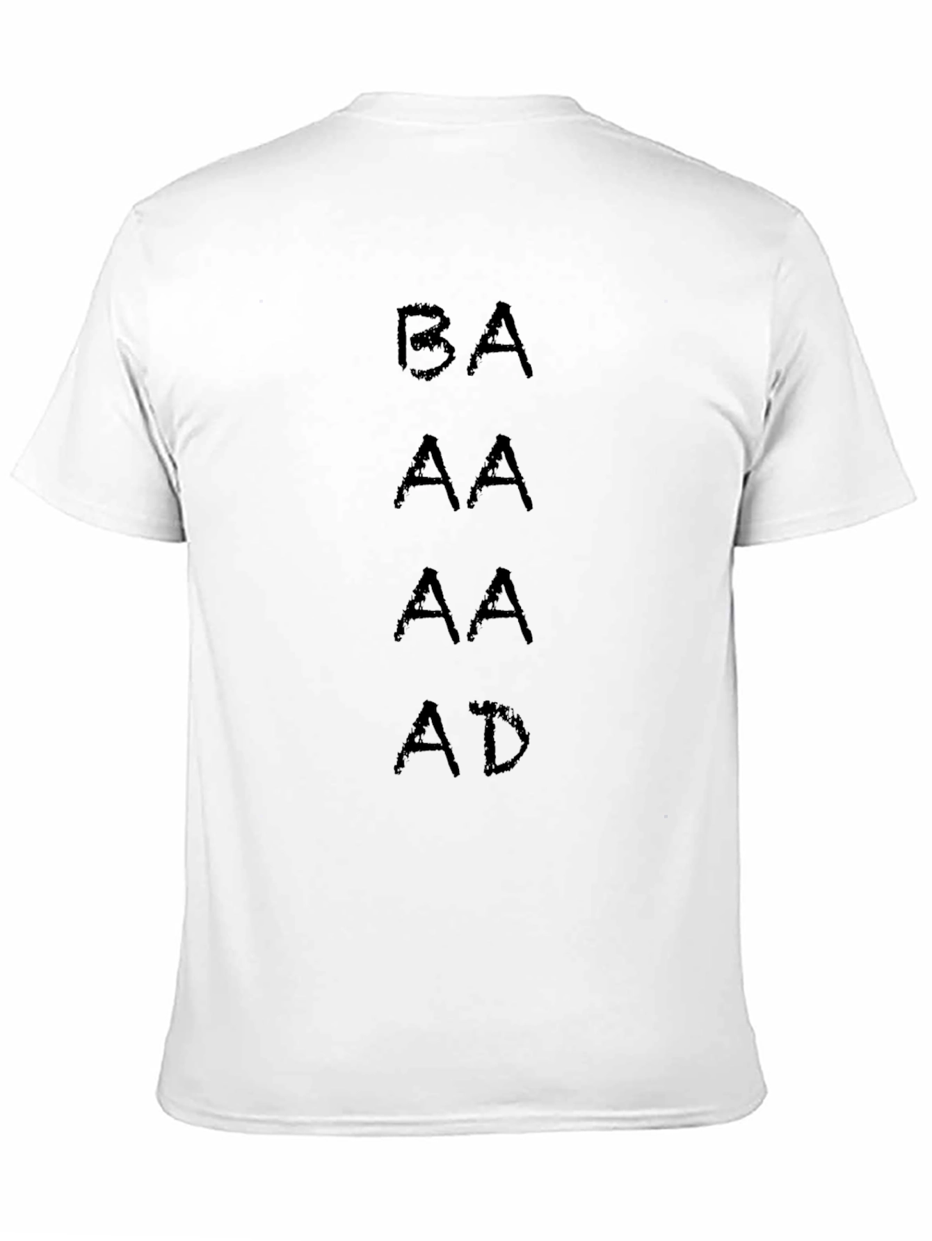 Black BAAA AD T-Shirt - Funny Sheep Pun Tee view 11