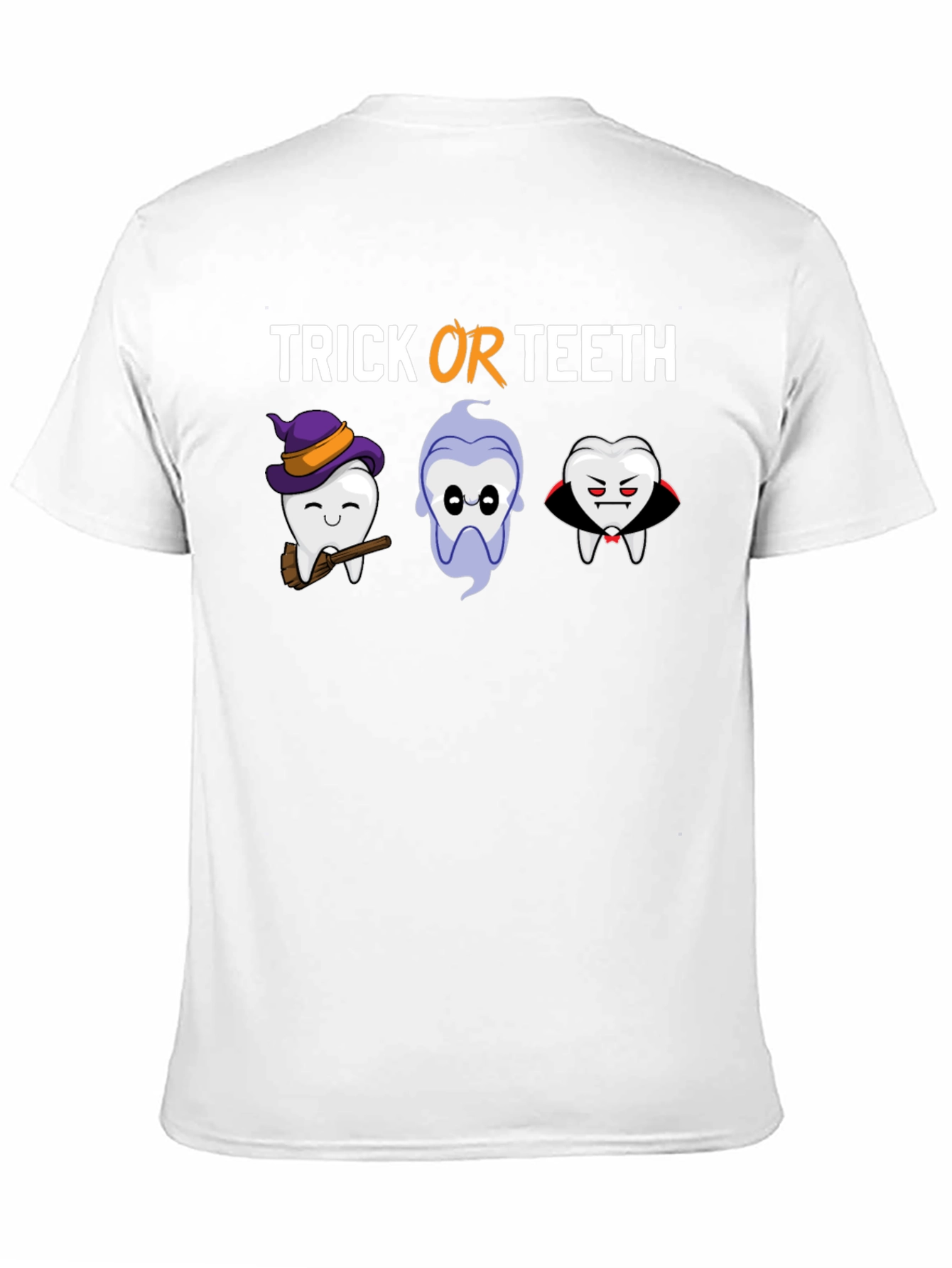 Black Trick or Teeth Halloween T-Shirt view 11