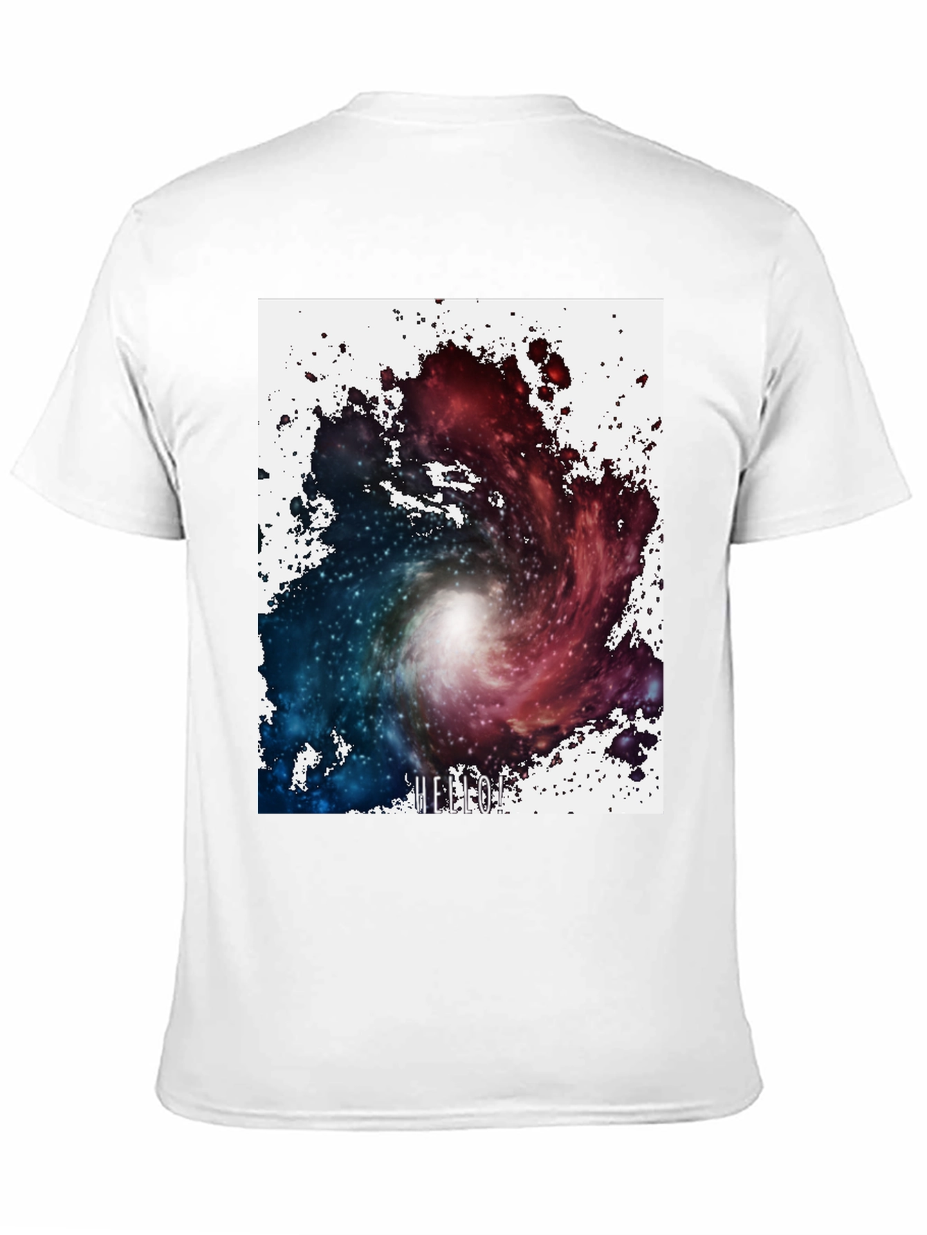 Black Nebula Graphic T-Shirt - Unique Galaxy Design view 11