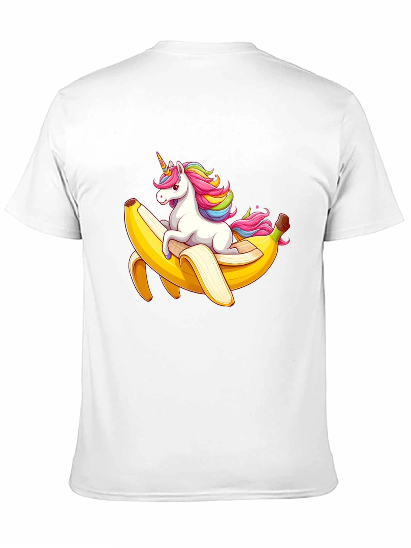 Black Unicorn Banana T-Shirt - Fun Graphic Tee view 11