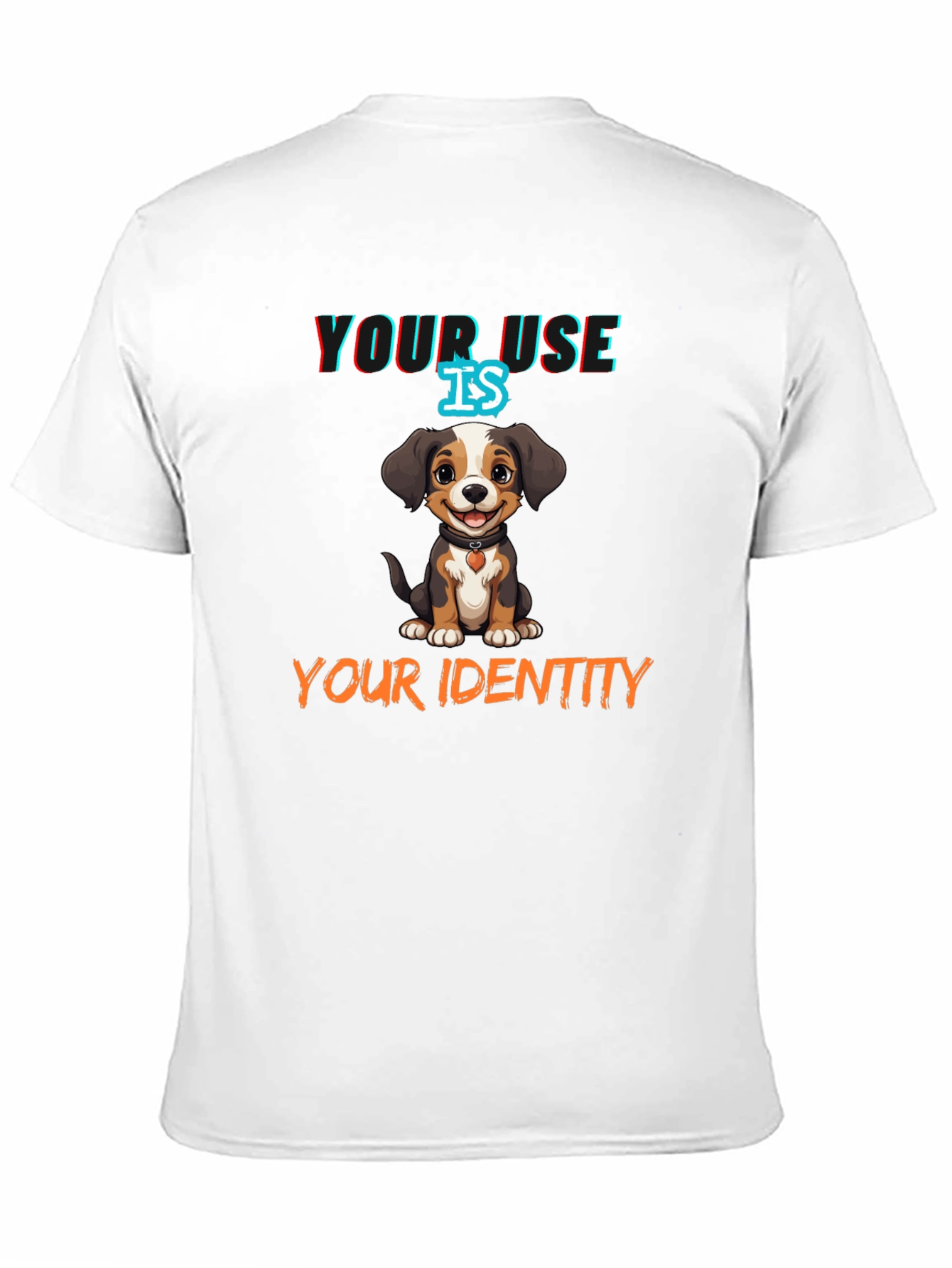 Black Dog Lover T-Shirt: "Your Use Is Your Identity" view 11