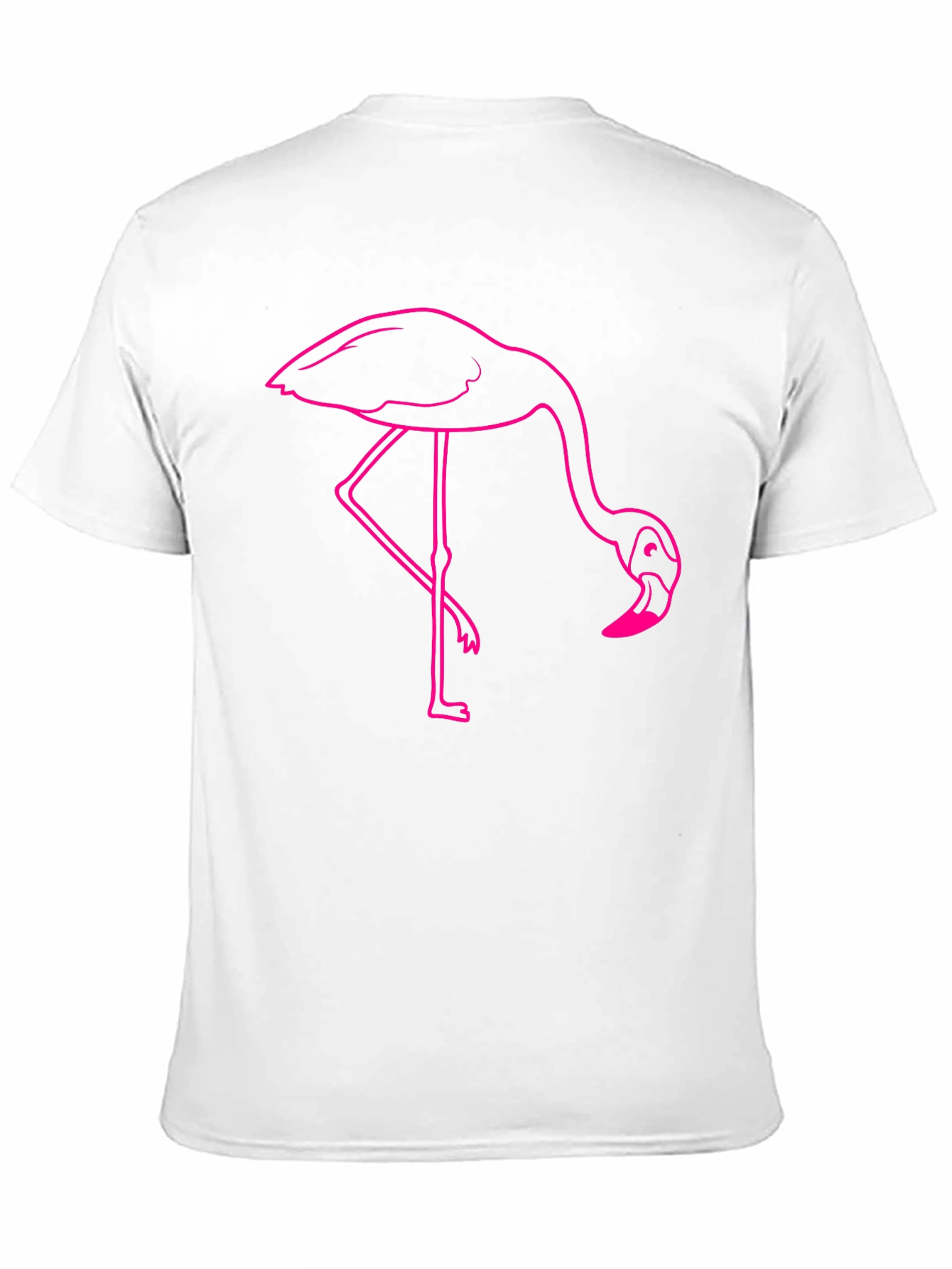 Black Flamingo Graphic Tee - Casual Black T-Shirt view 11