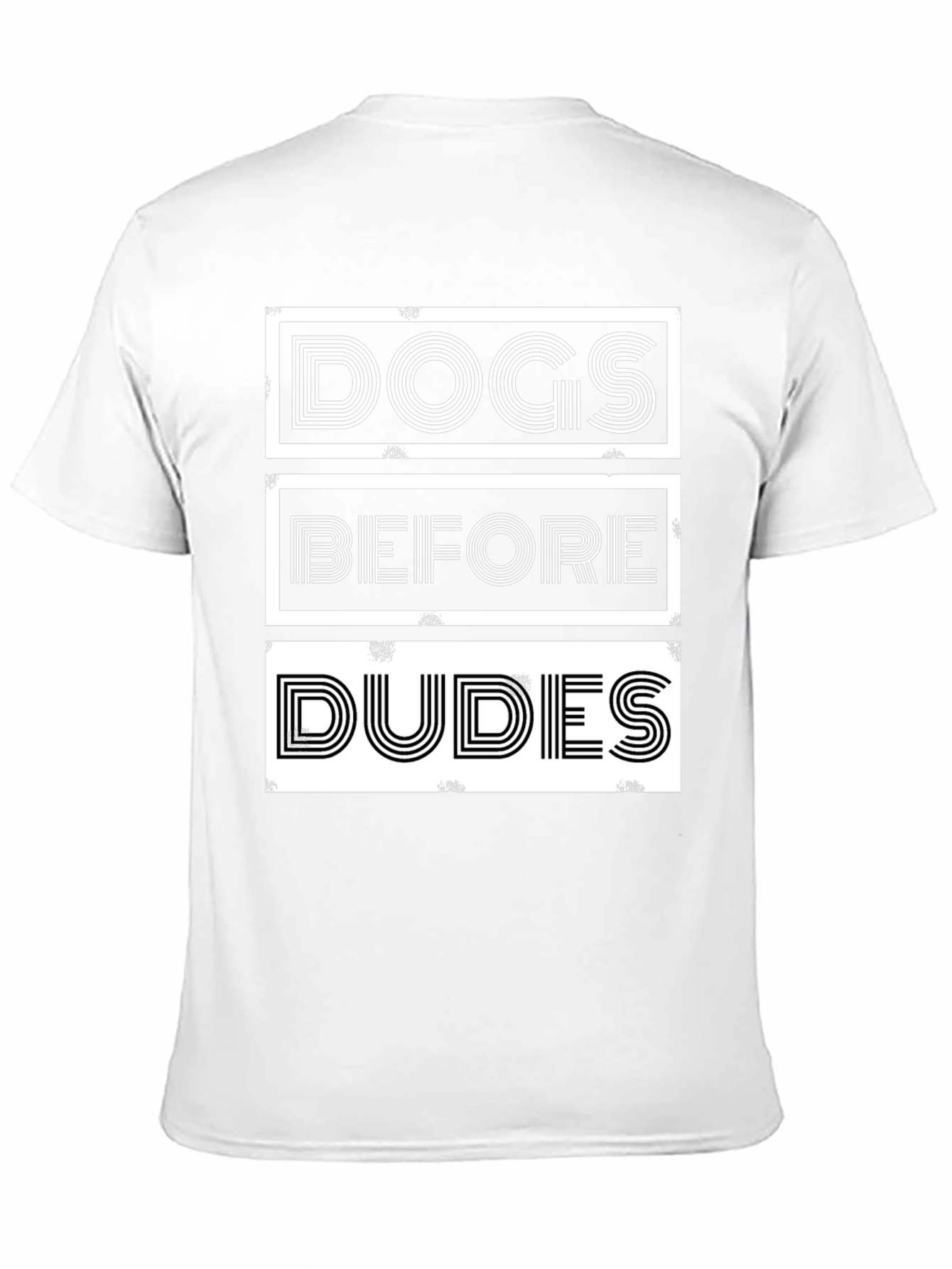 Dogs Before Dudes Graphic Tee - Black - 11