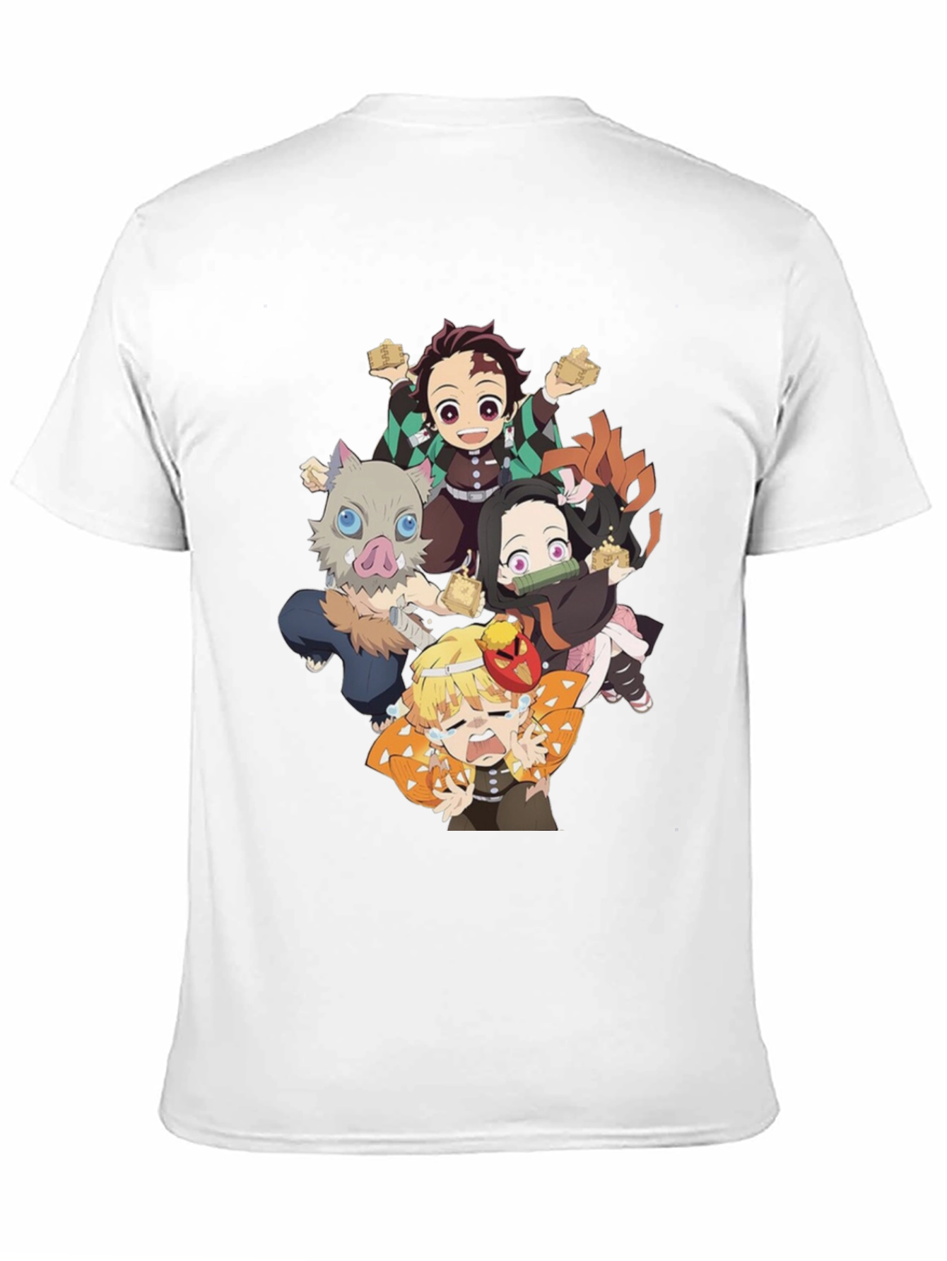 Black Anime Character Graphic Print Black T-Shirt view 11