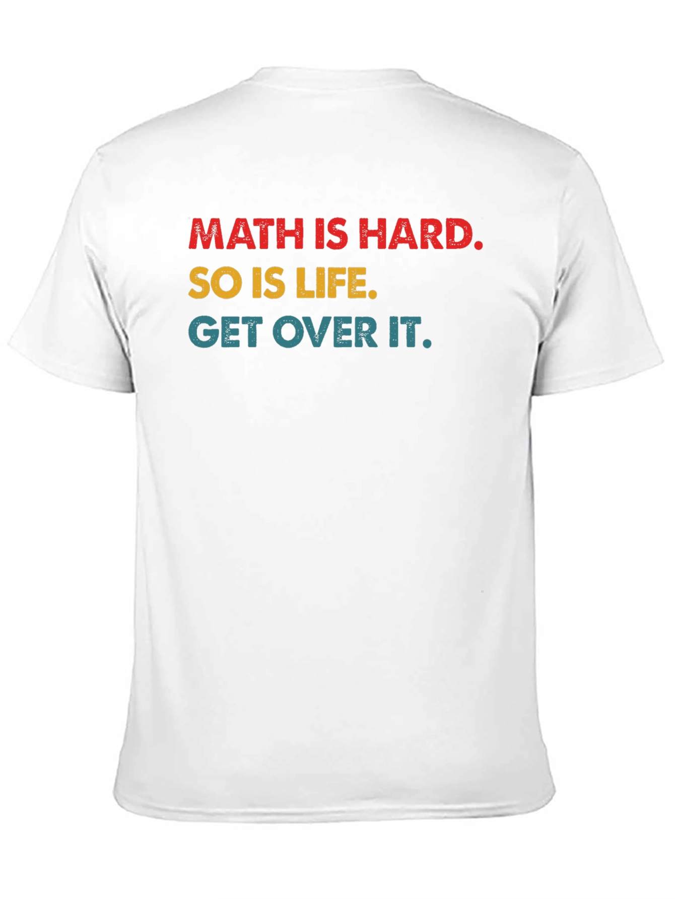 Black Math is Hard Graphic Tee - Men's Short Sleeve T-Shirt view 11