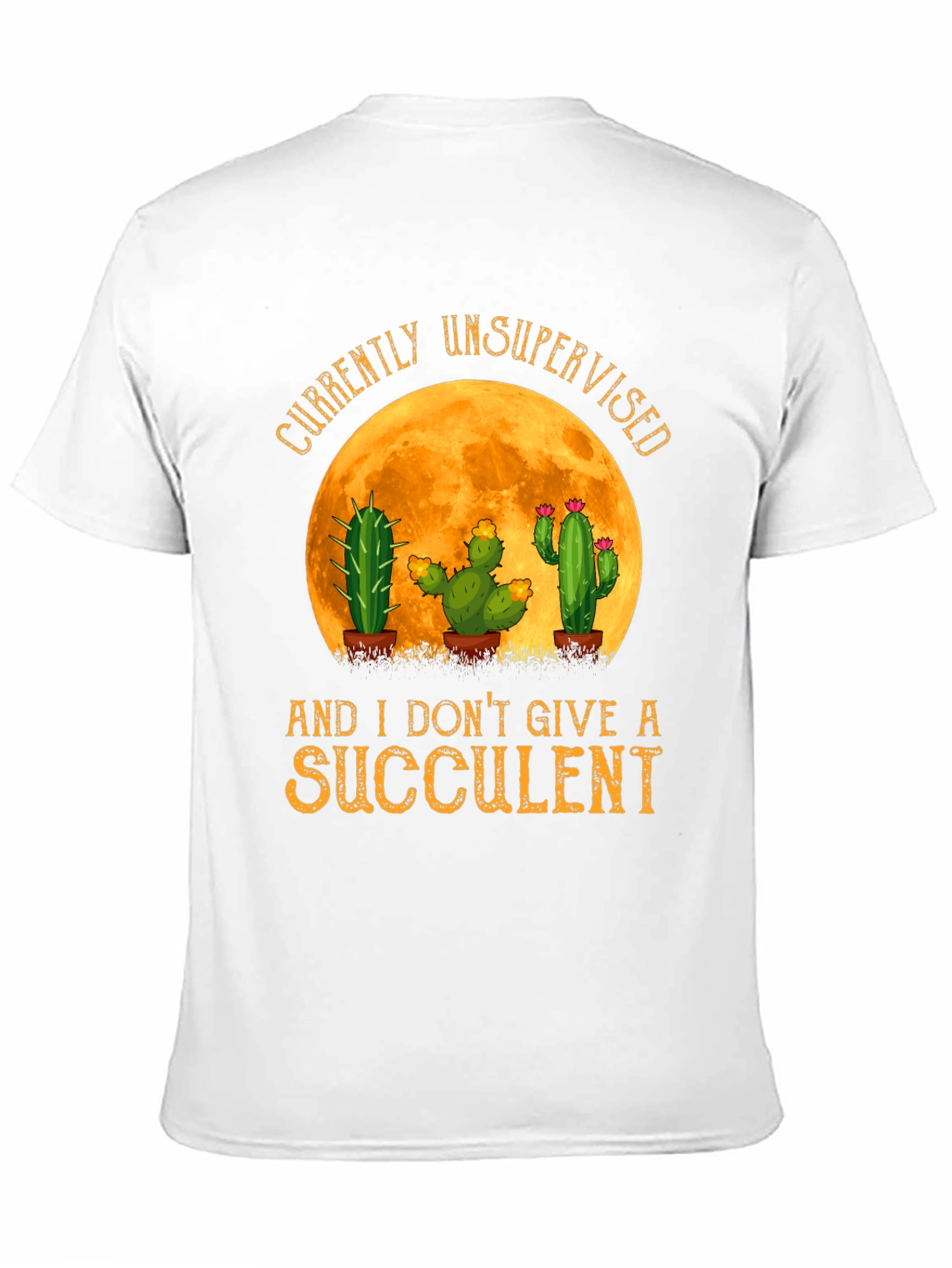 Black Unsupervised Succulent Cactus T-Shirt view 11
