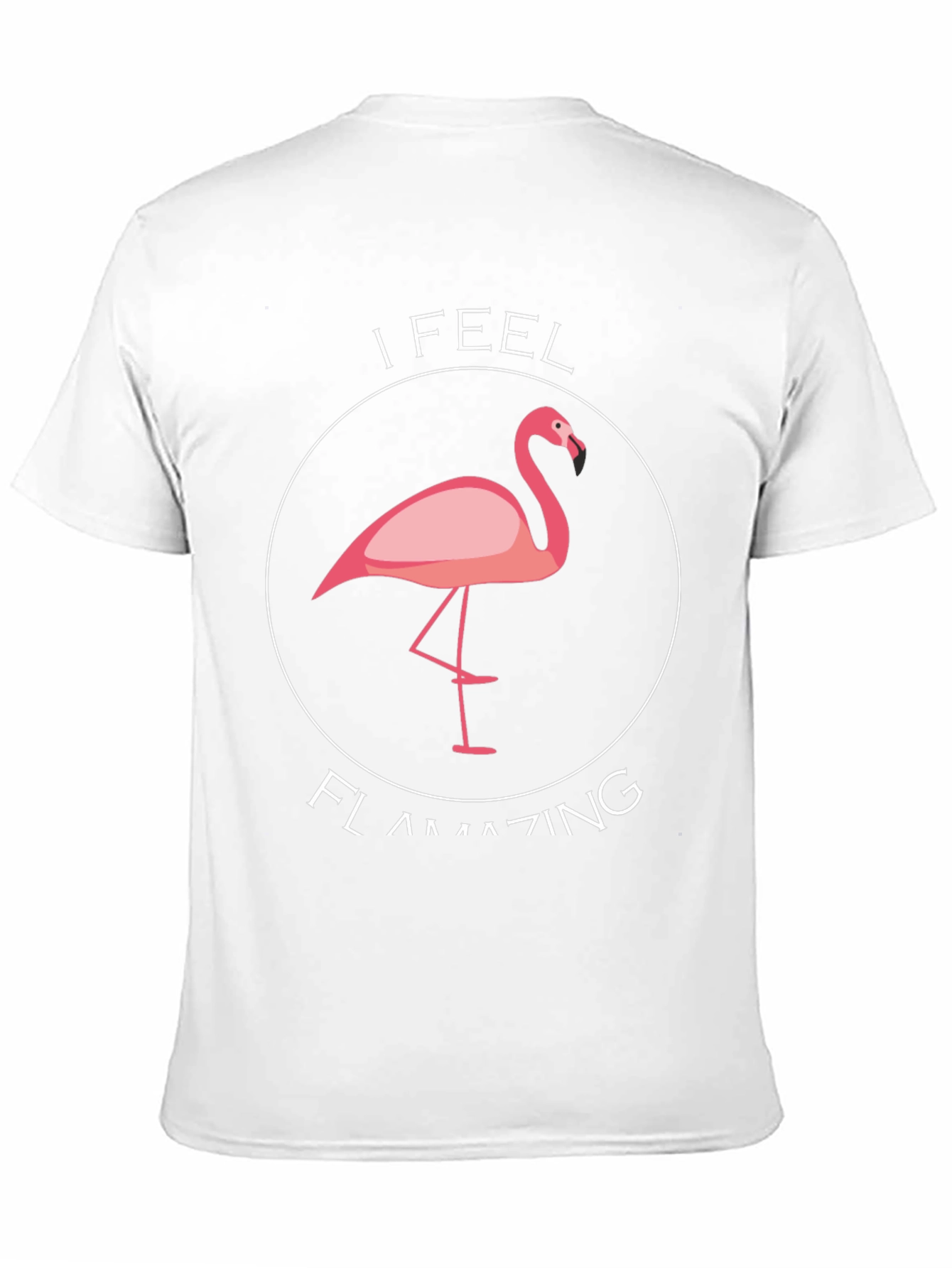 Black Flamazing T-Shirt - Funny Flamingo Graphic Tee view 11