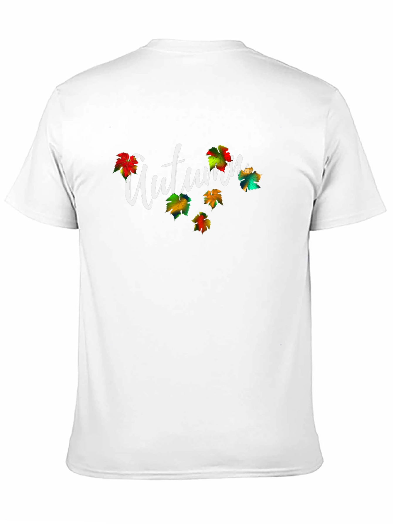 Black Autumn Leaves Graphic Tee - Black view 11