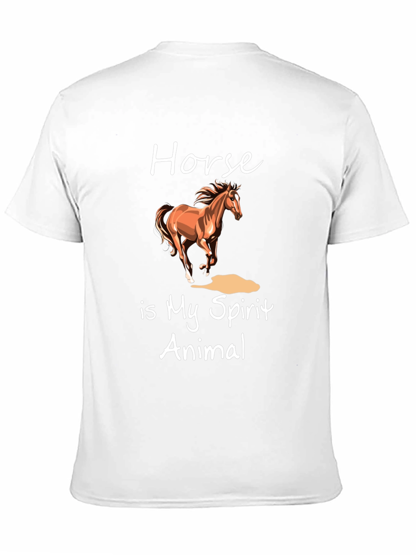 Black Horse Spirit Animal Graphic T-Shirt view 11